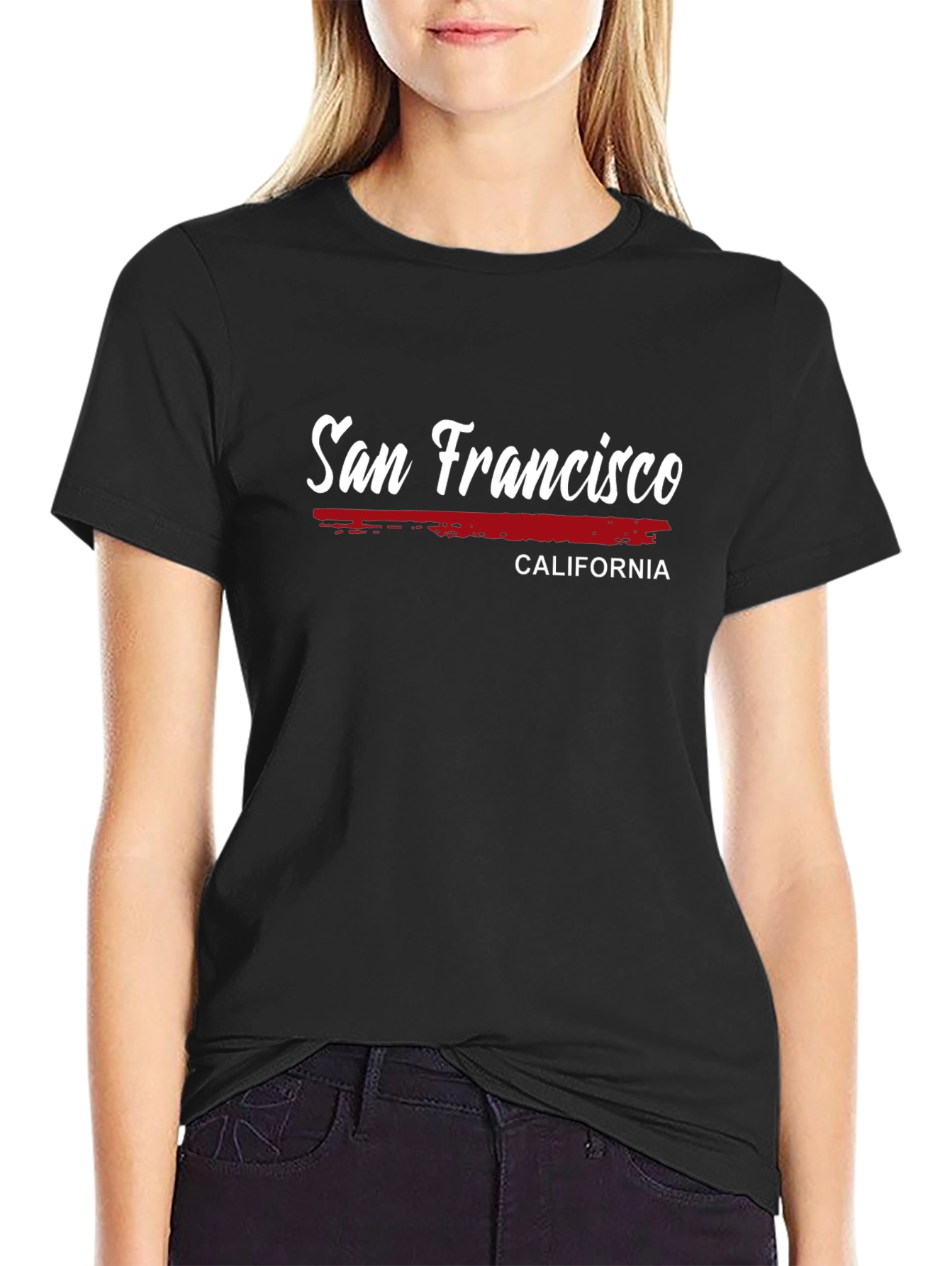San Francisco California Black T-Shirt