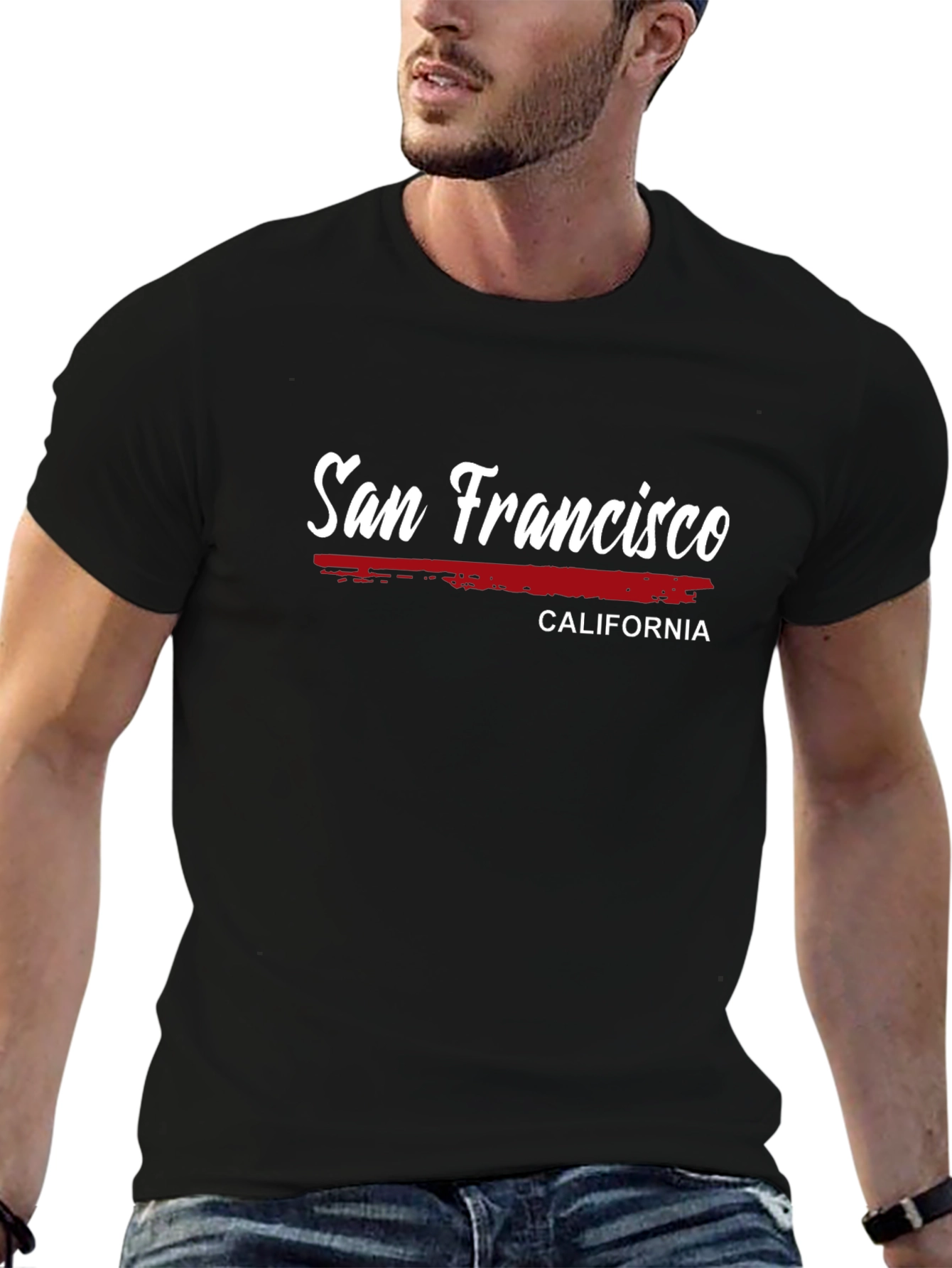 San Francisco California Black T-Shirt