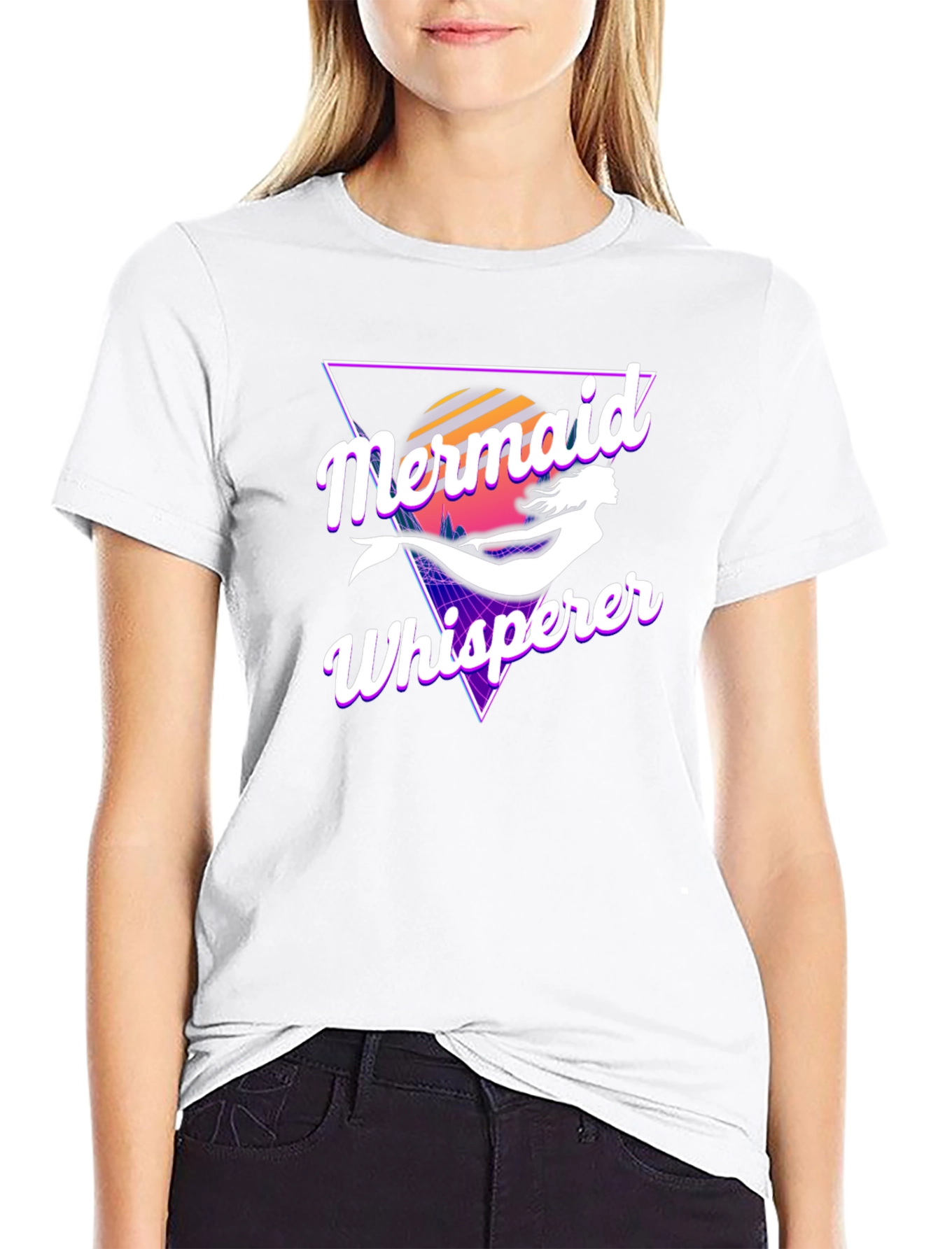 Mermaid Whisperer Retro Graphic Tee