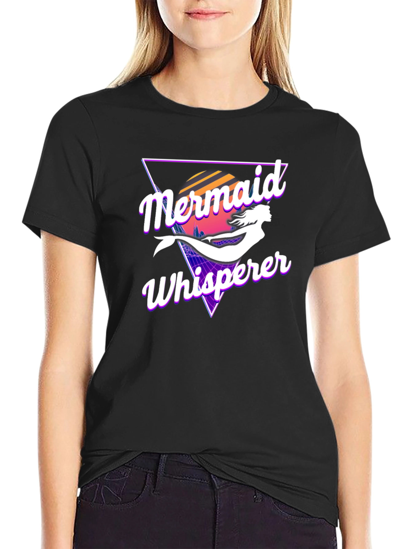 Mermaid Whisperer Retro Graphic Tee