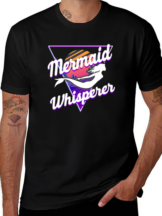 Mermaid Whisperer Retro Graphic Tee
