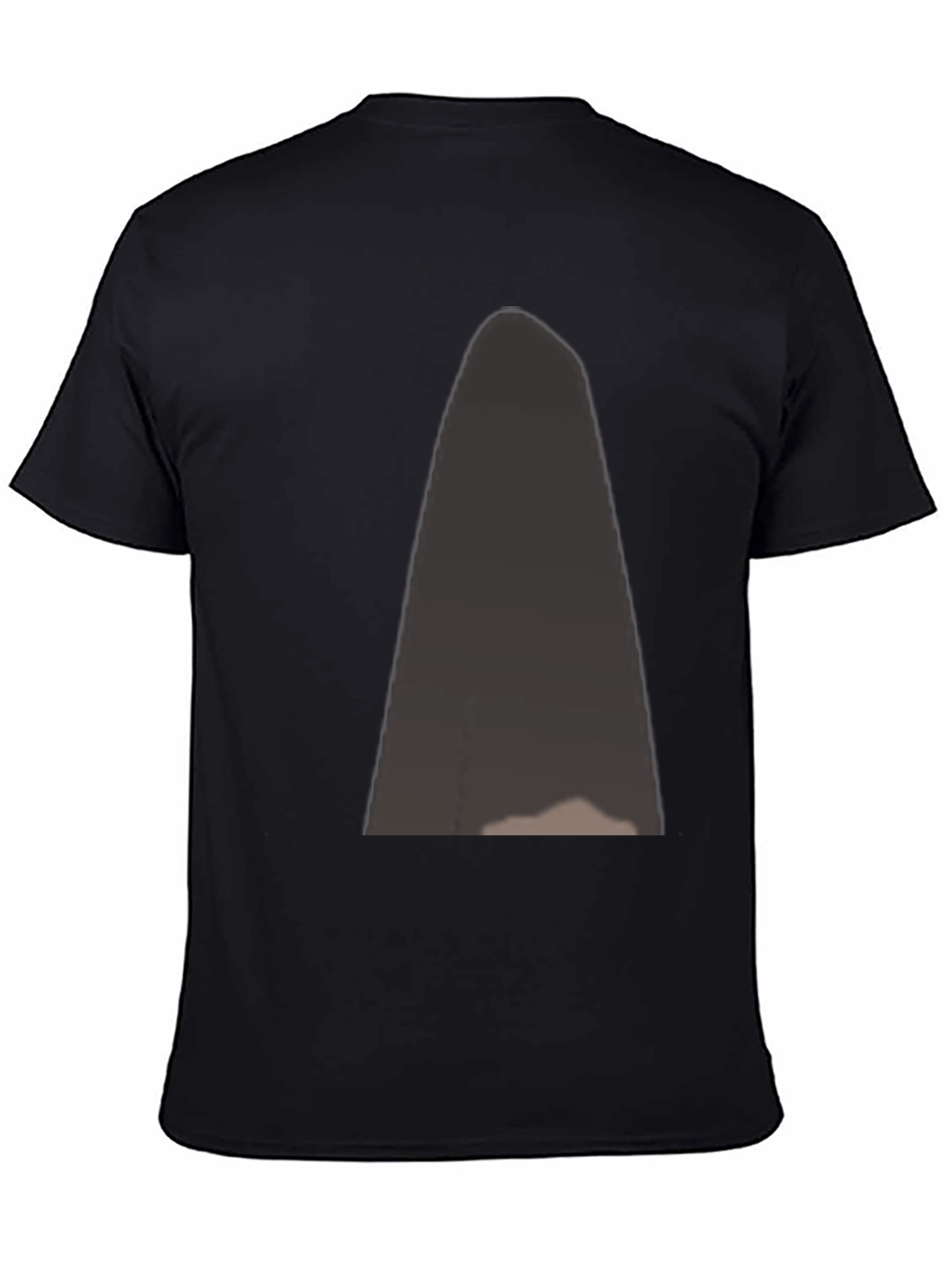 Mens Black Graphic Tee - Modern Style
