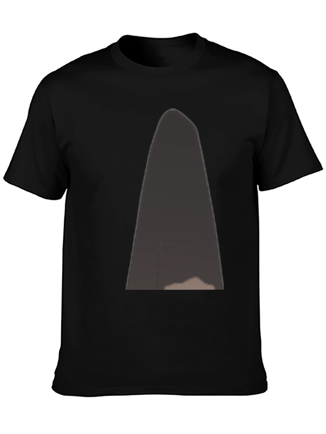 Mens Black Graphic Tee - Modern Style