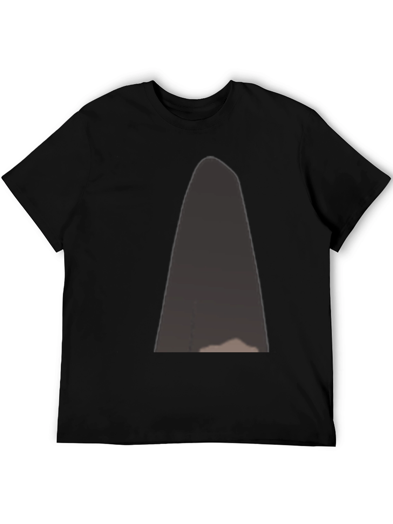 Mens Black Graphic Tee - Modern Style