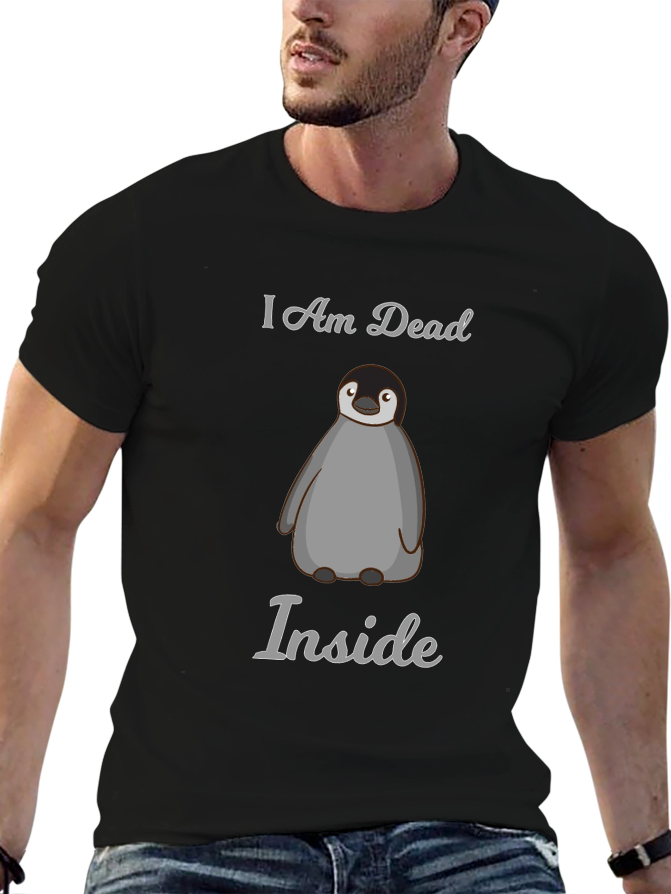 I Am Dead Inside Penguin Graphic Tee