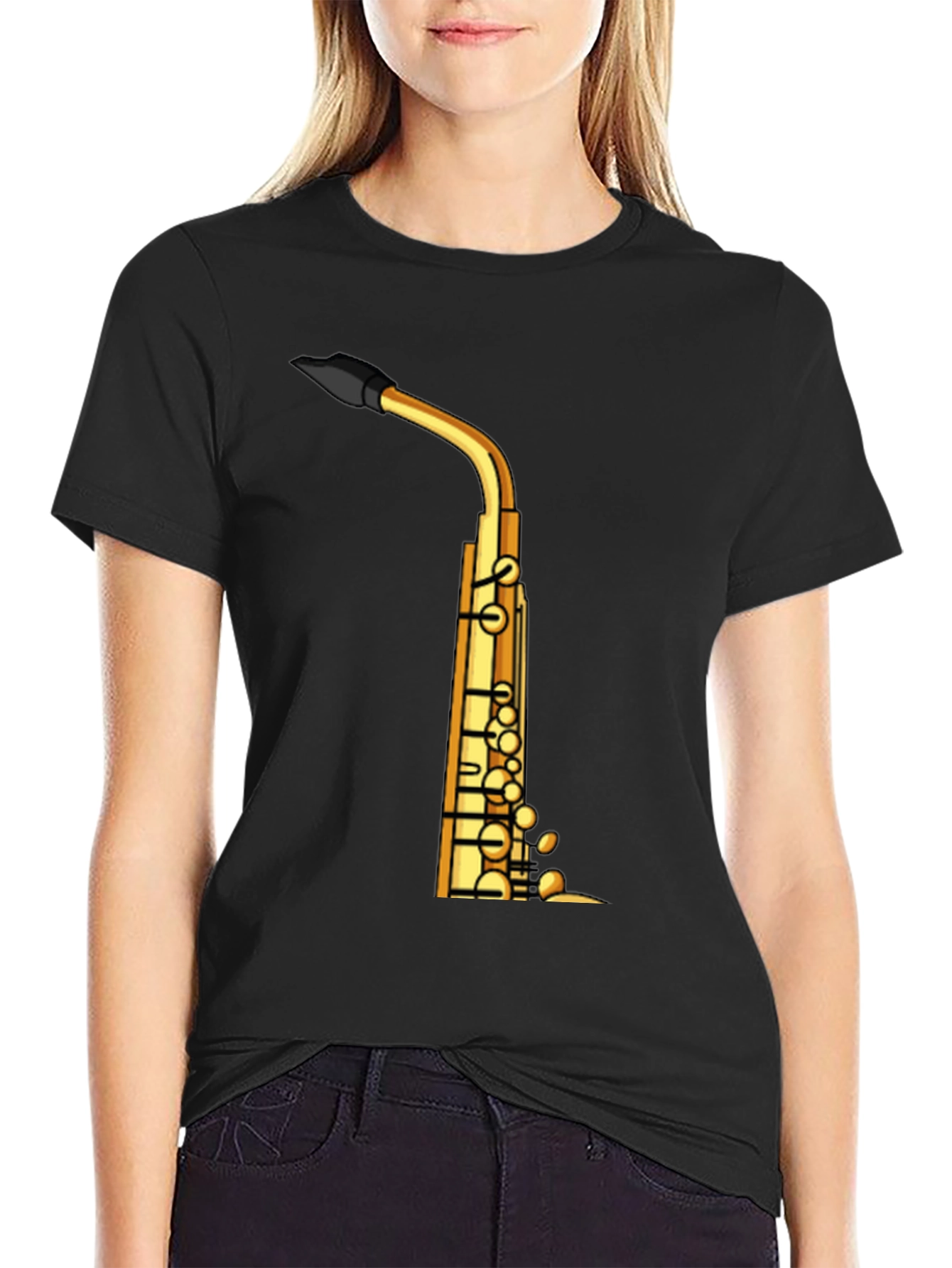 Saxophone Graphic Tee - Cool Musician T-Shirt