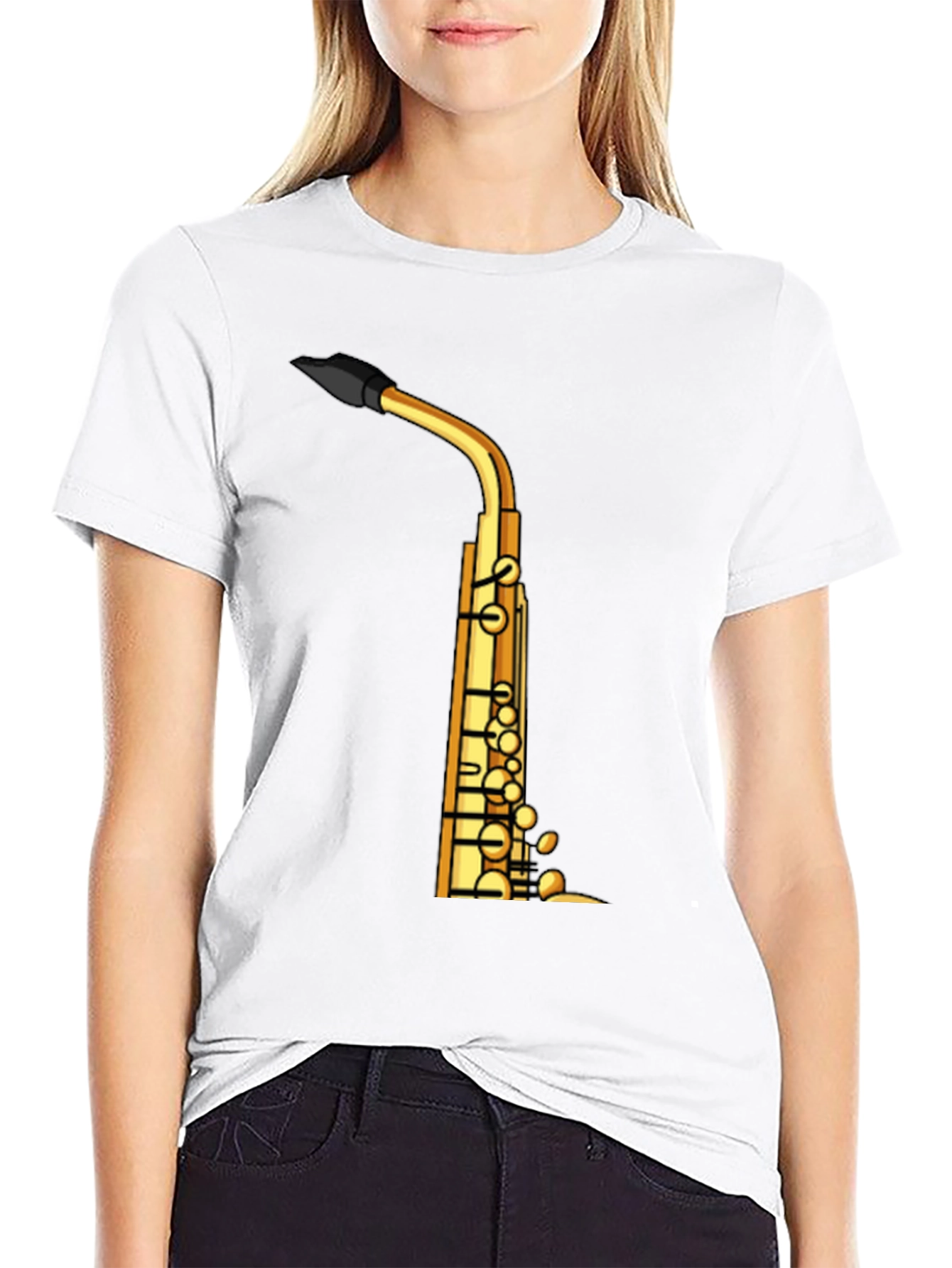Saxophone Graphic Tee - Cool Musician T-Shirt