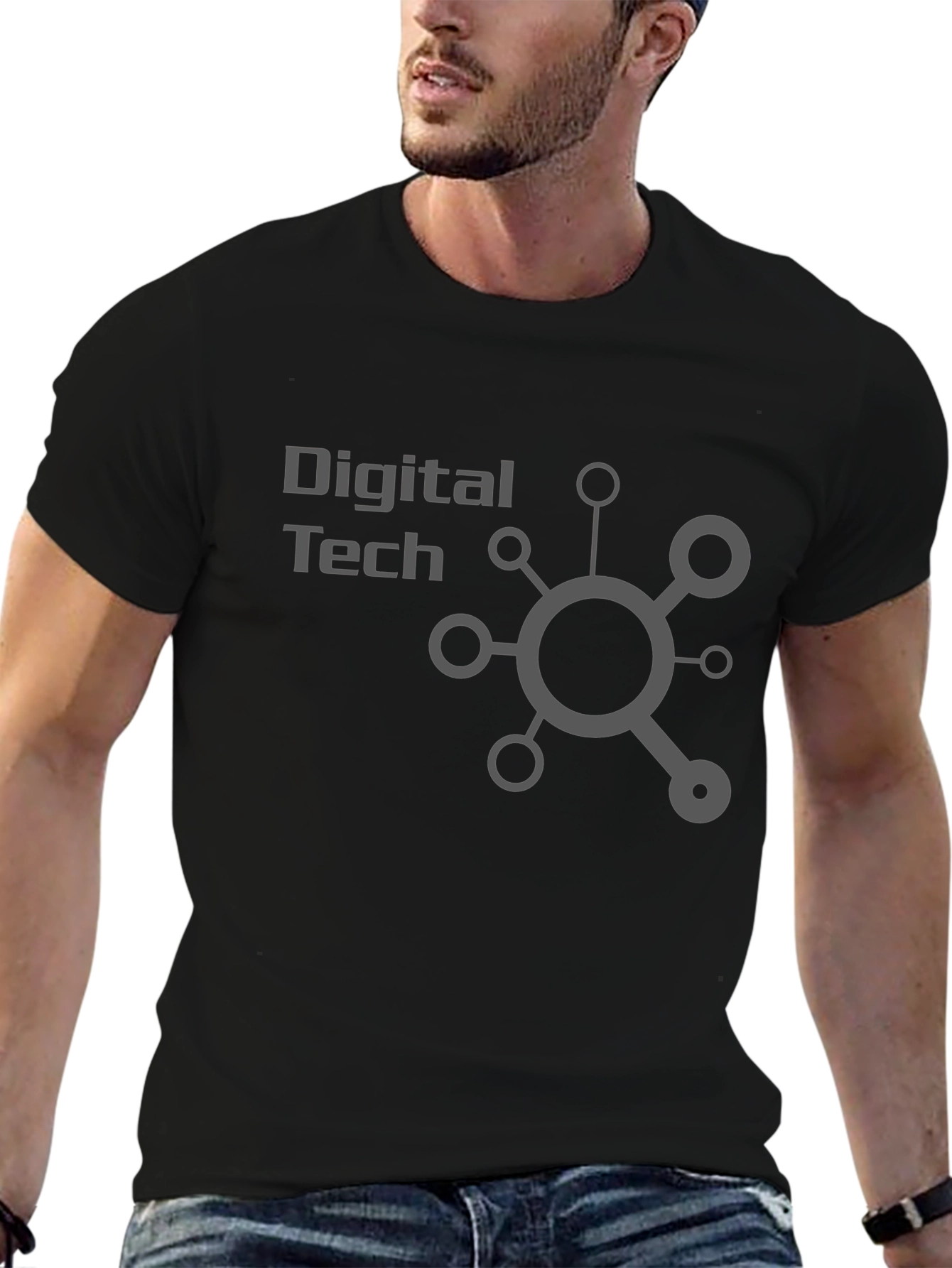 Digital Tech T-Shirt - Modern Design