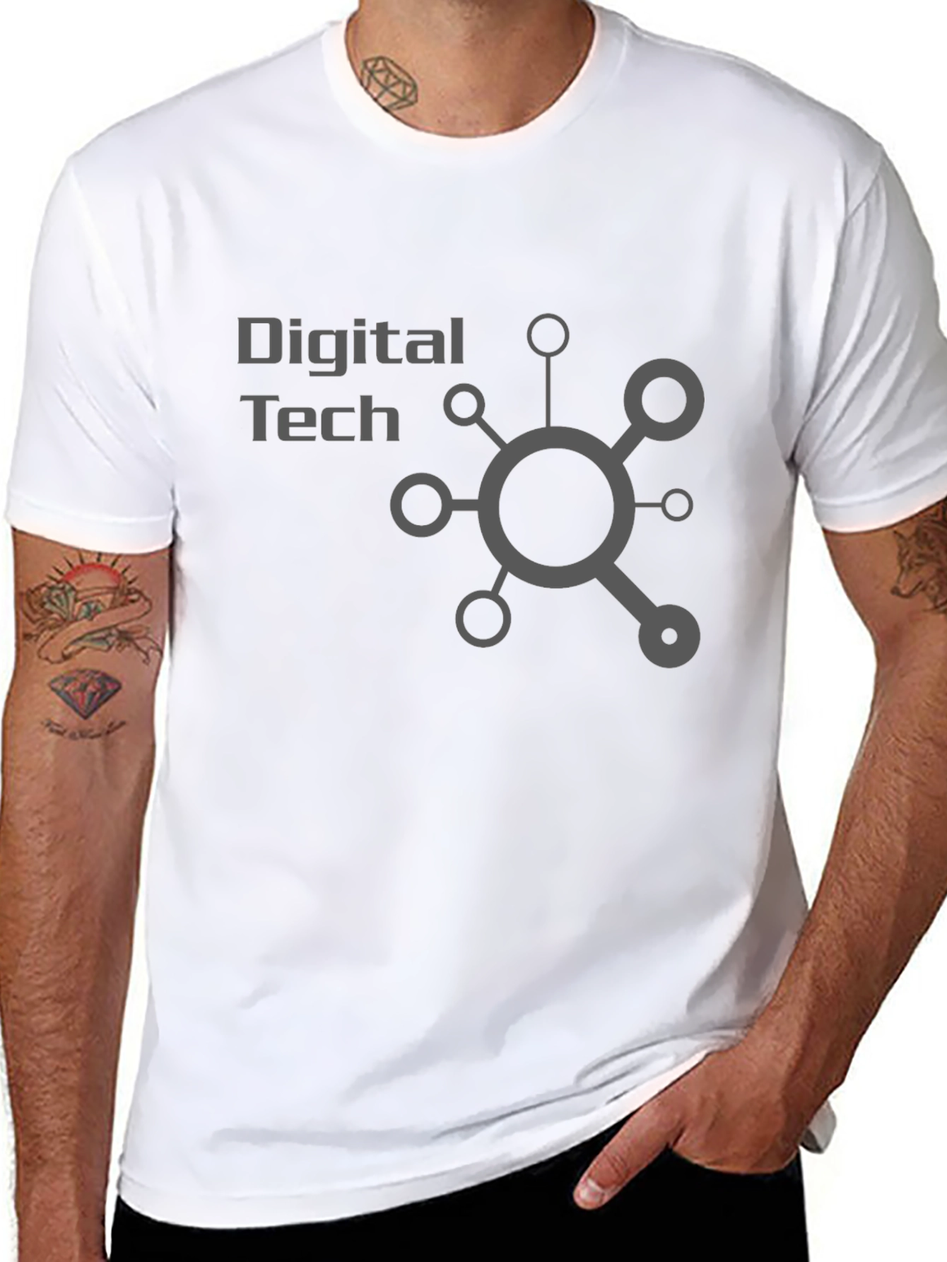 Digital Tech T-Shirt - Modern Design