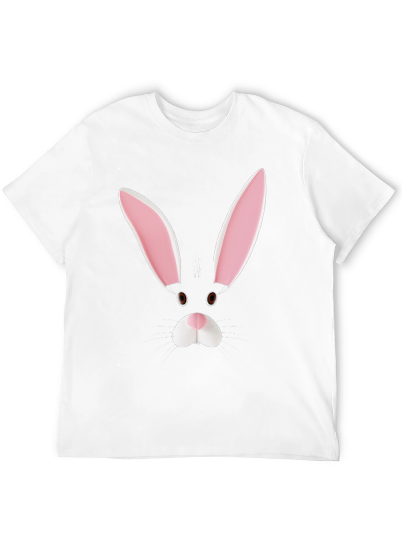 Bunny Face Tee - Black Graphic T-Shirt