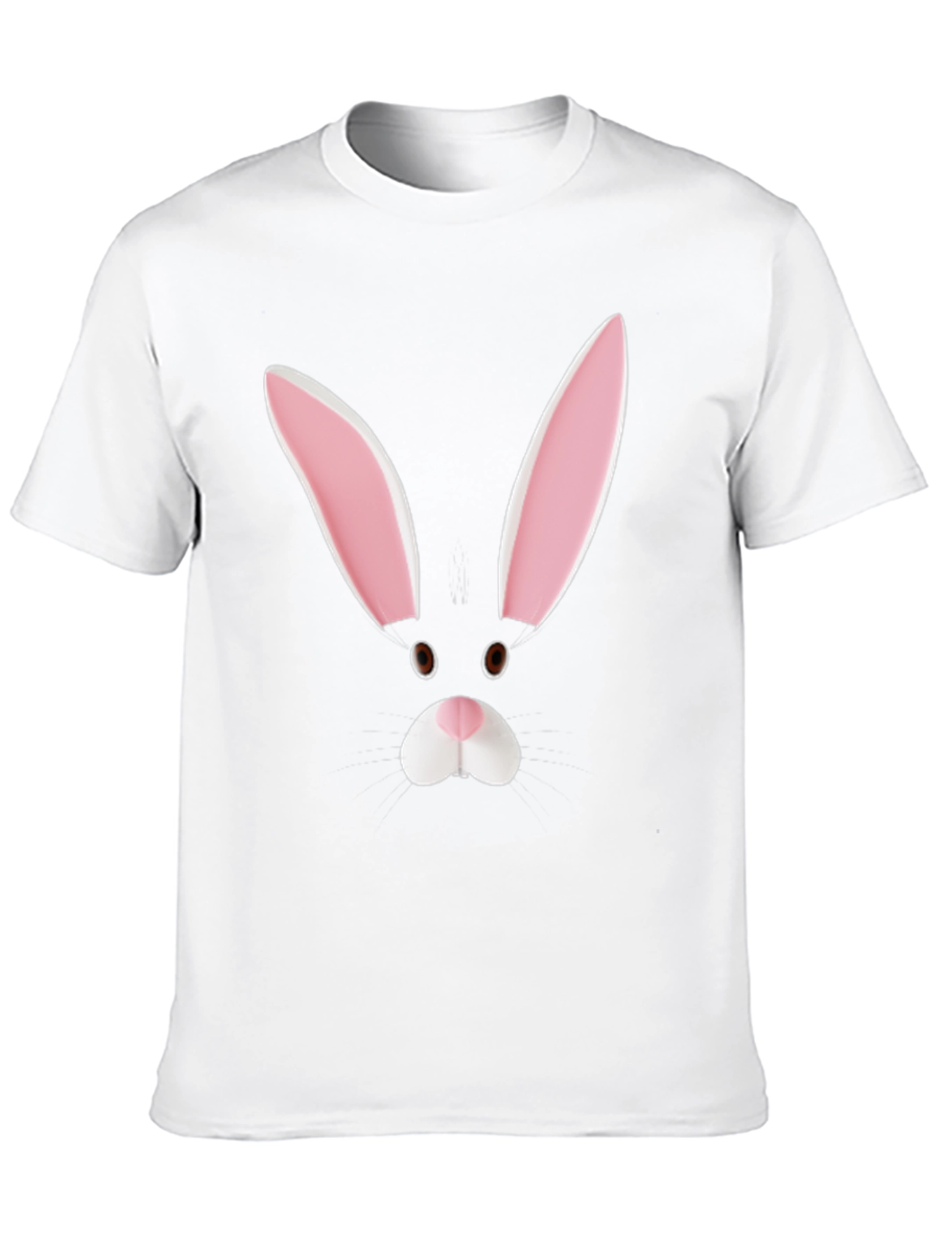 Bunny Face Tee - Black Graphic T-Shirt