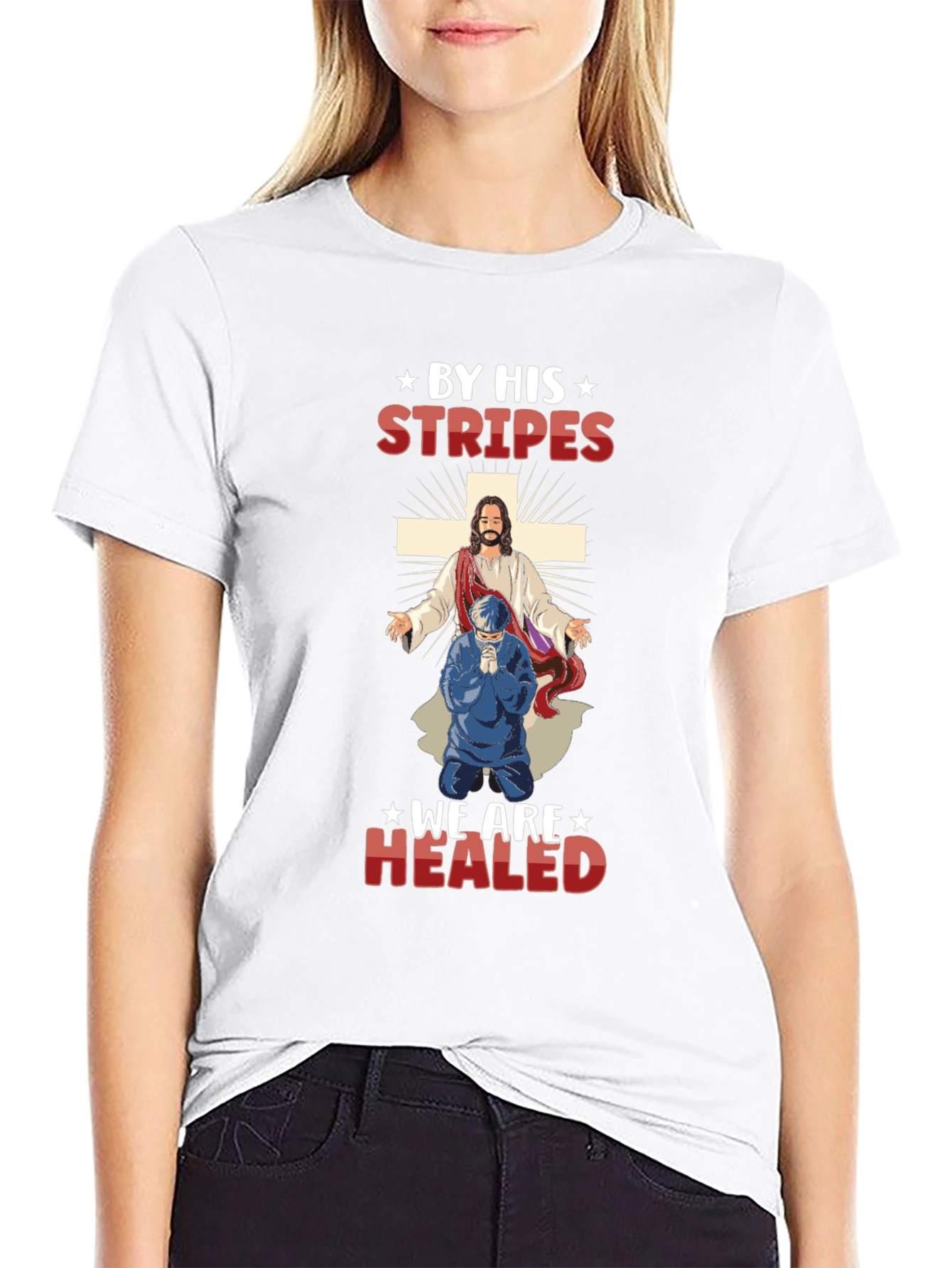 By His Stripes T-Shirt