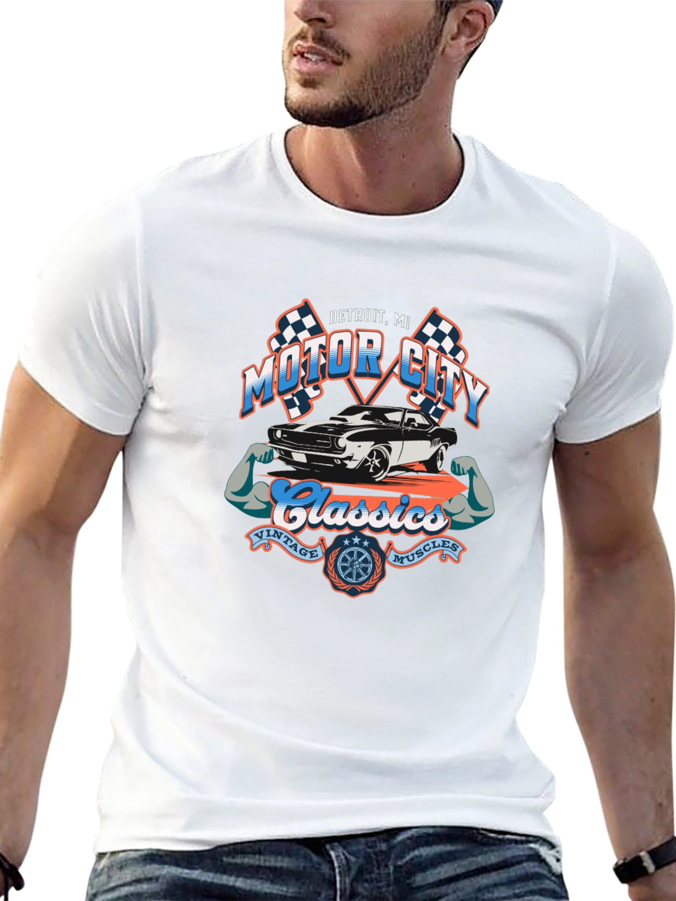 Motor City Classics Black T-Shirt