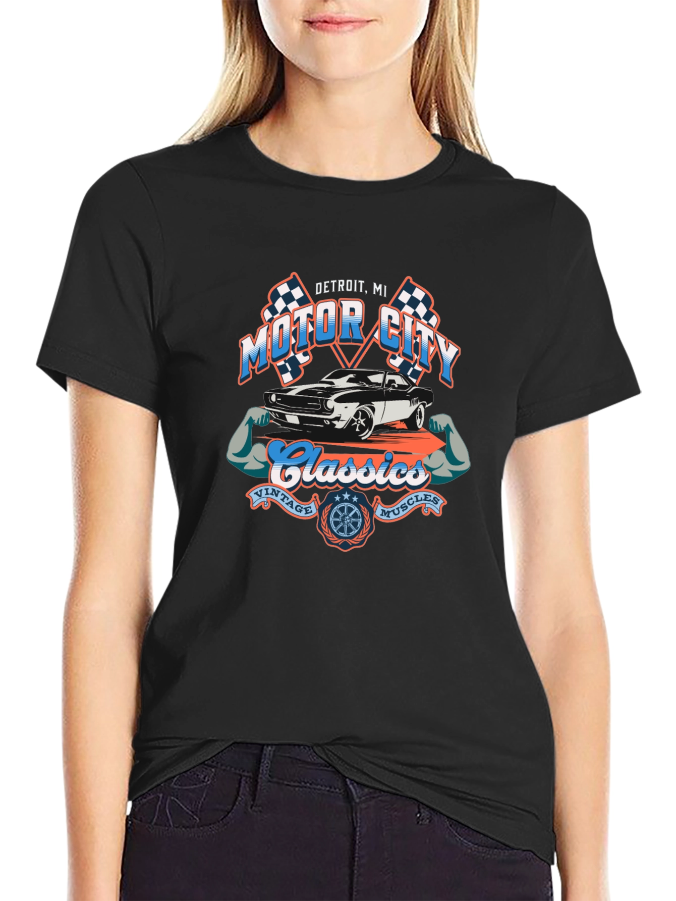 Motor City Classics Black T-Shirt