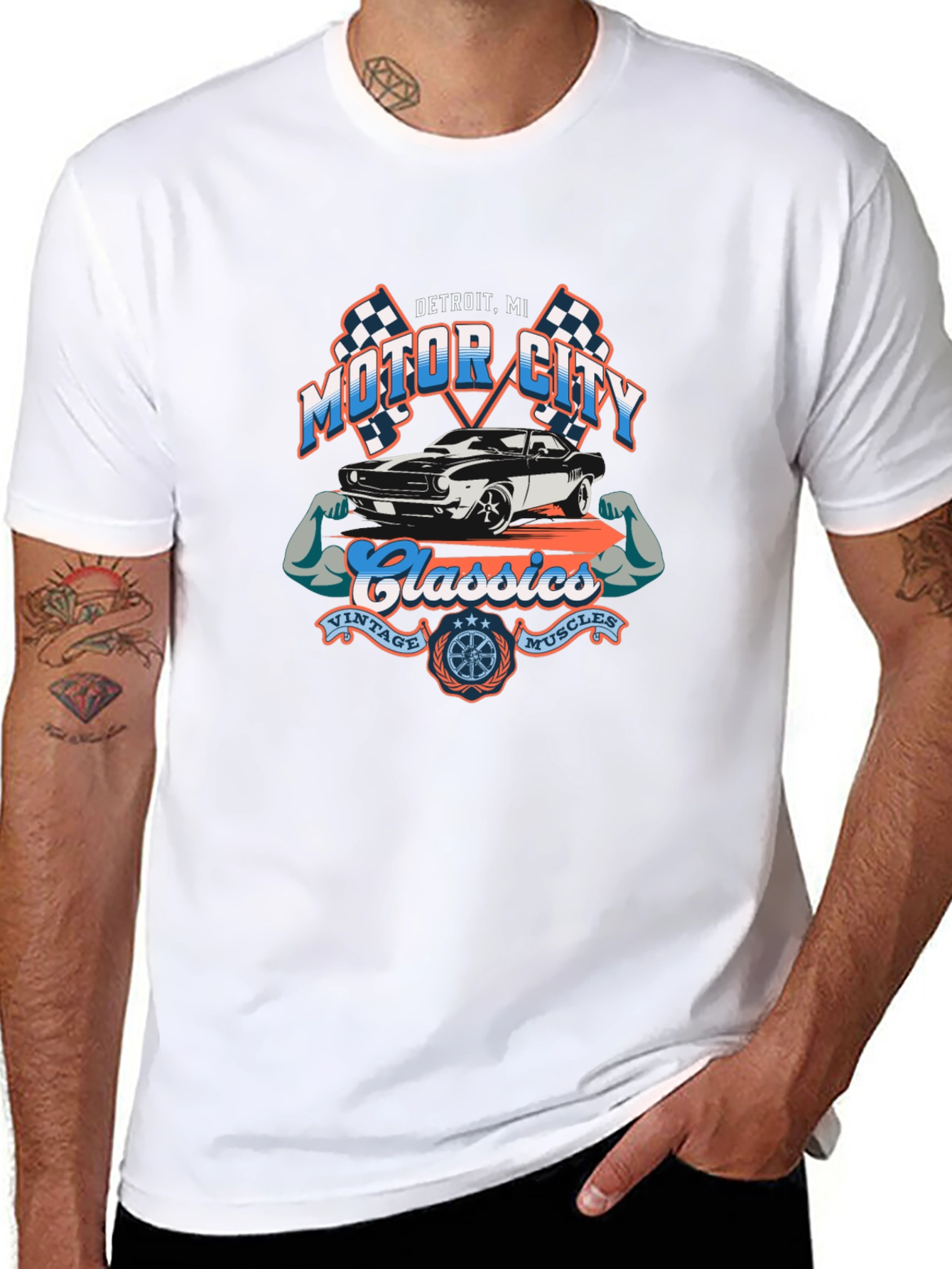Motor City Classics Black T-Shirt