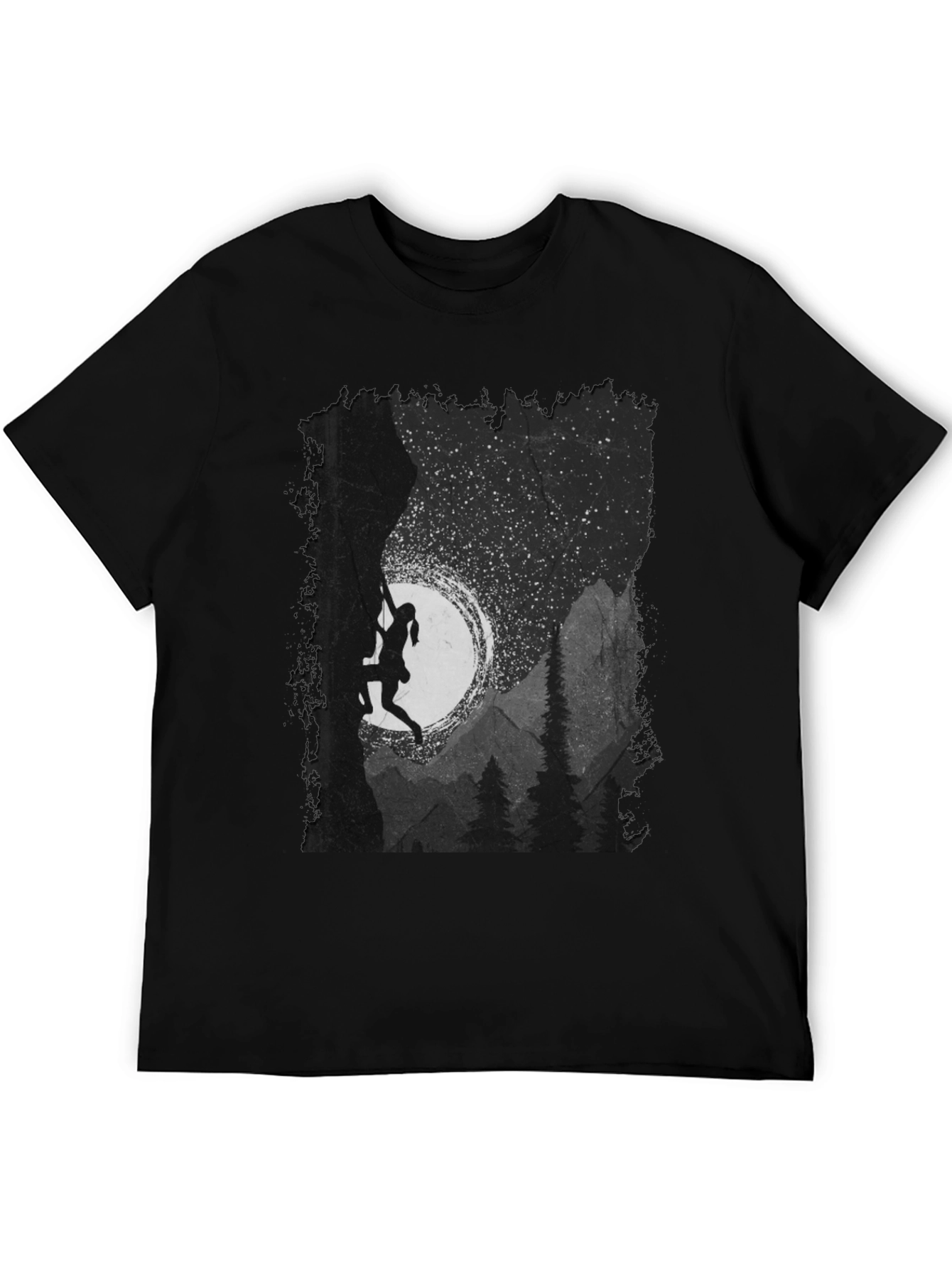 Climbing Silhouette Graphic T-Shirt