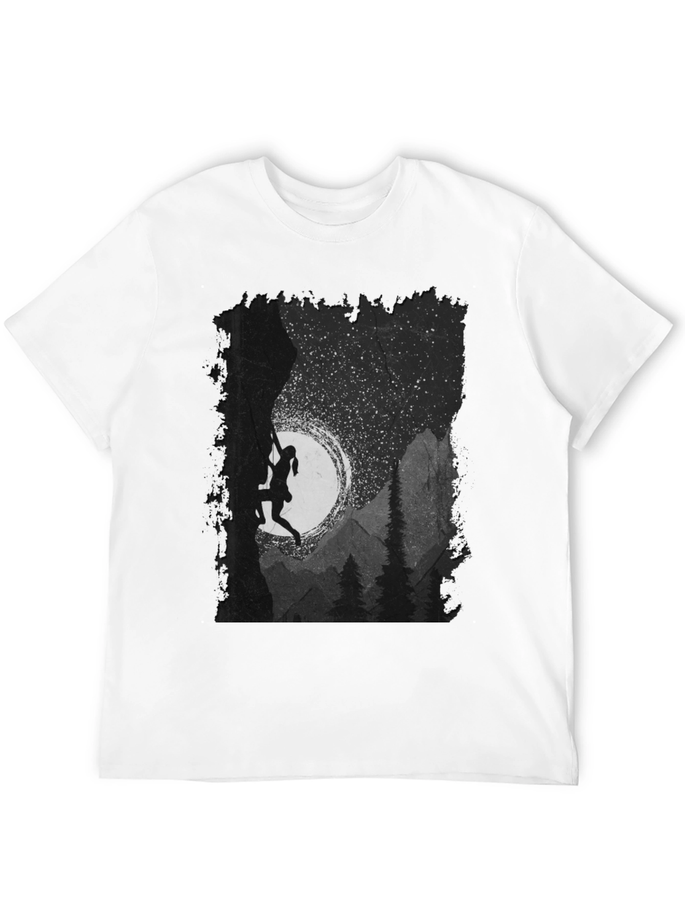 Climbing Silhouette Graphic T-Shirt