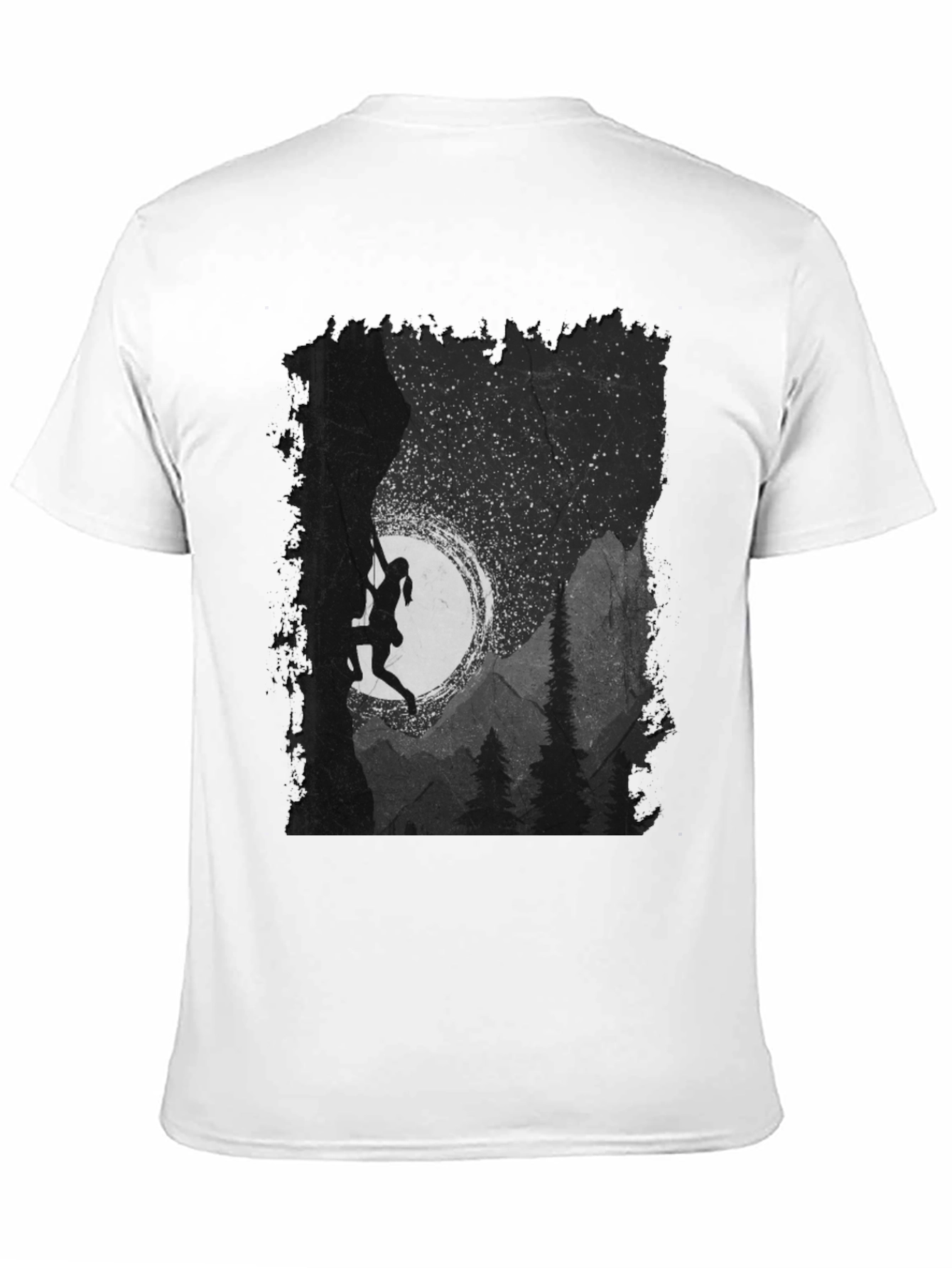 Climbing Silhouette Graphic T-Shirt