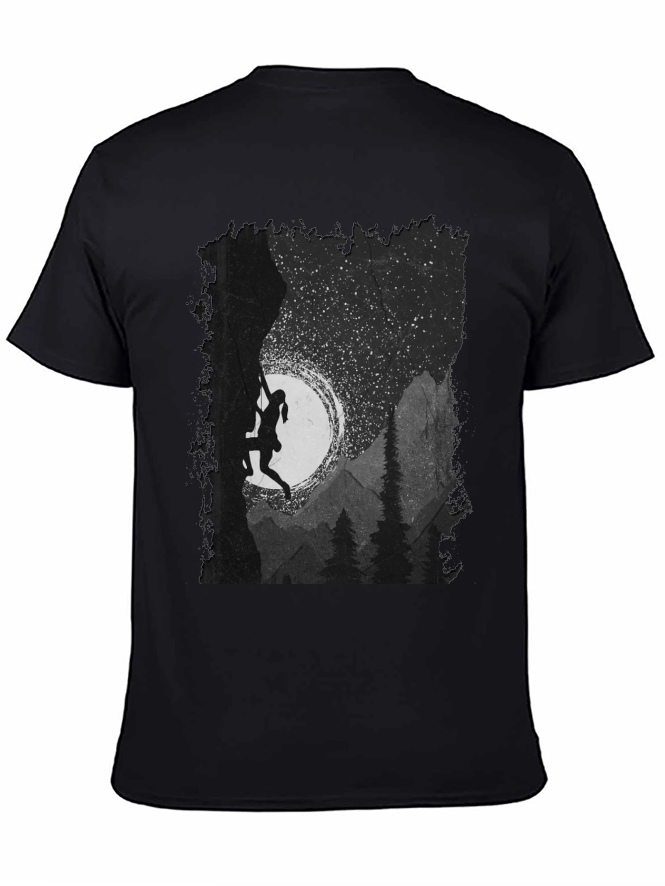 Climbing Silhouette Graphic T-Shirt