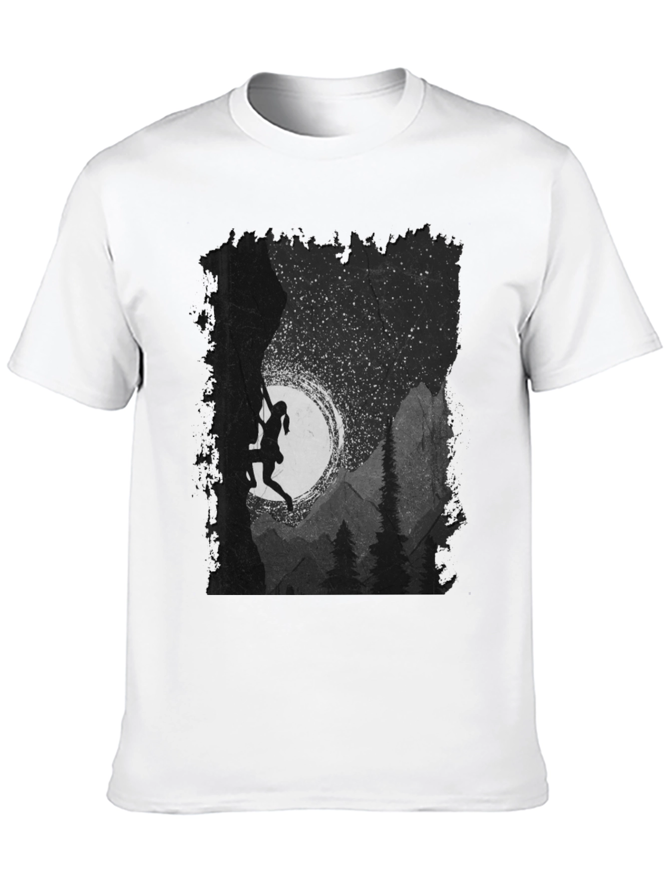 Climbing Silhouette Graphic T-Shirt