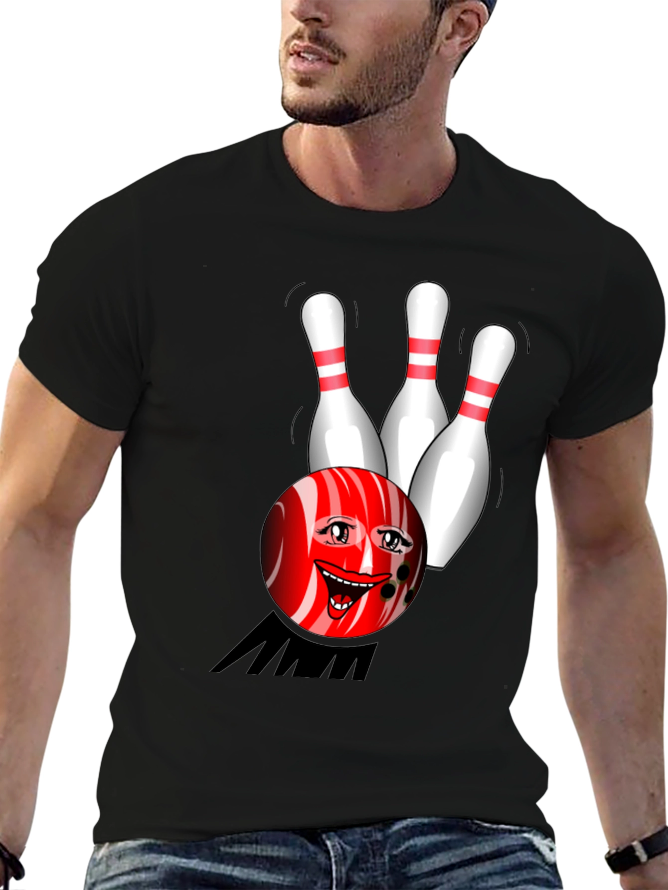 Bowling Pin T-Shirt - Strike Up Some Fun!