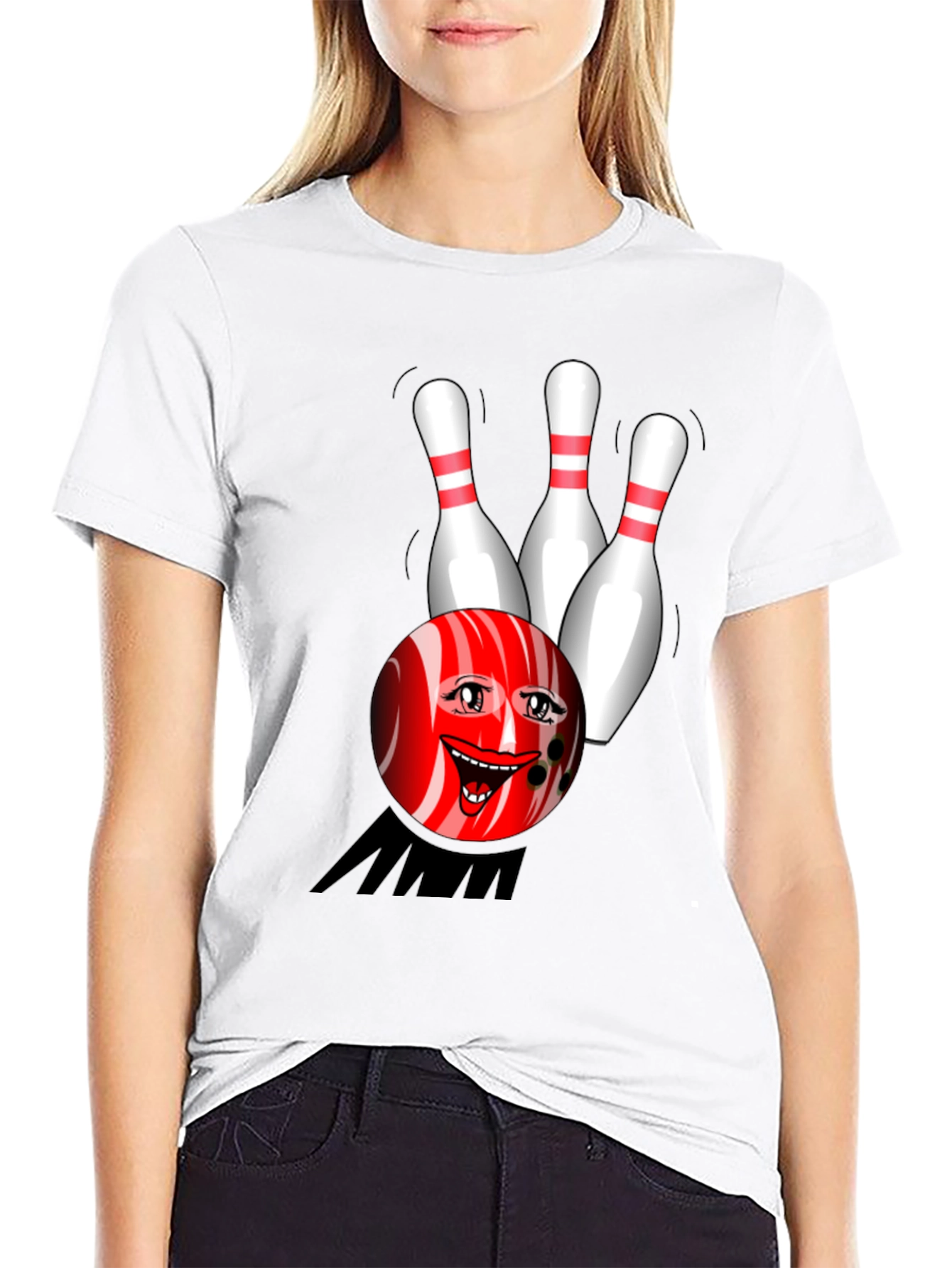 Bowling Pin T-Shirt - Strike Up Some Fun!