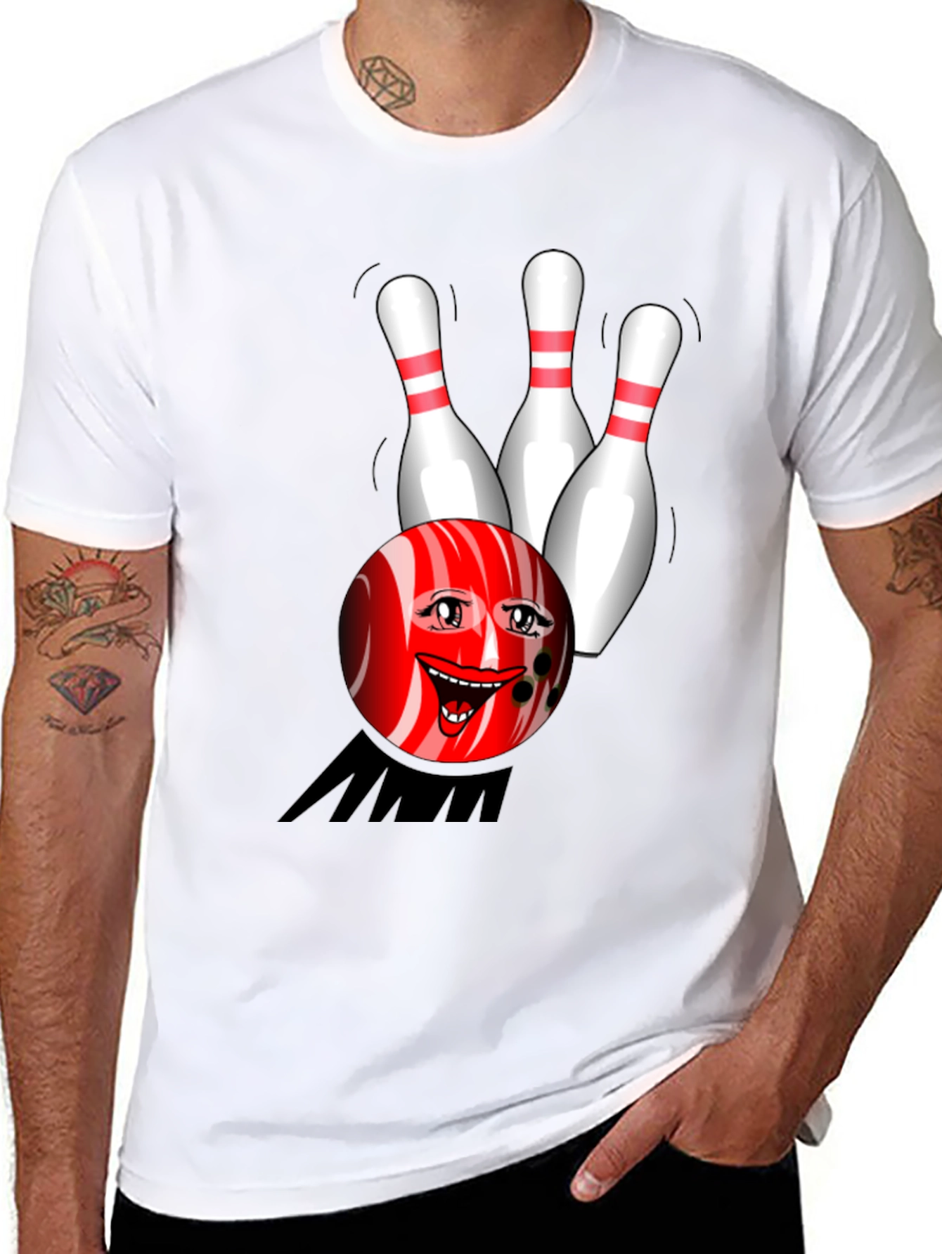 Bowling Pin T-Shirt - Strike Up Some Fun!