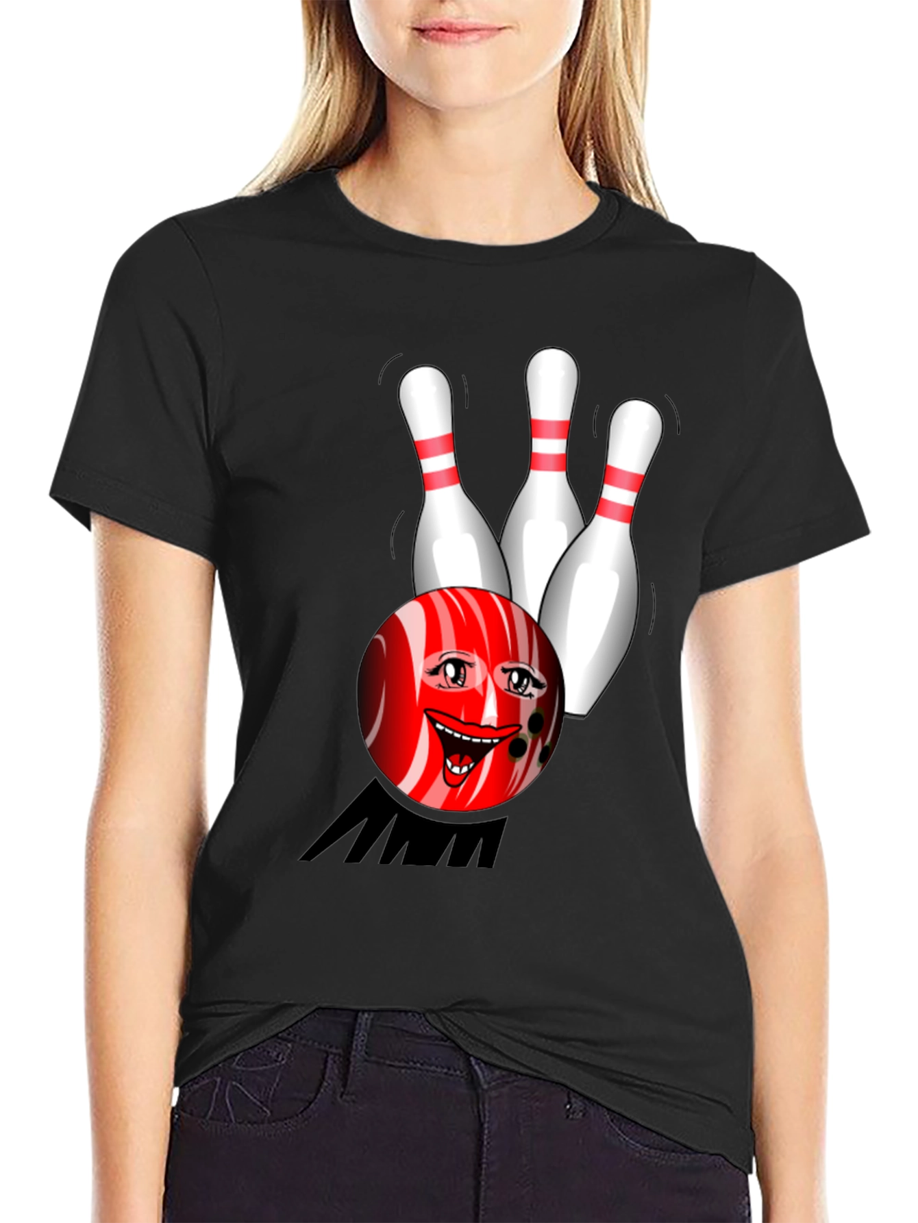 Bowling Pin T-Shirt - Strike Up Some Fun!