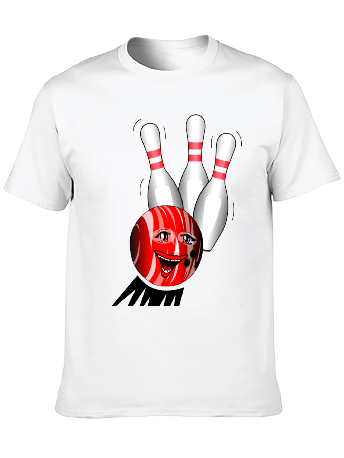 Bowling Pin T-Shirt - Strike Up Some Fun!