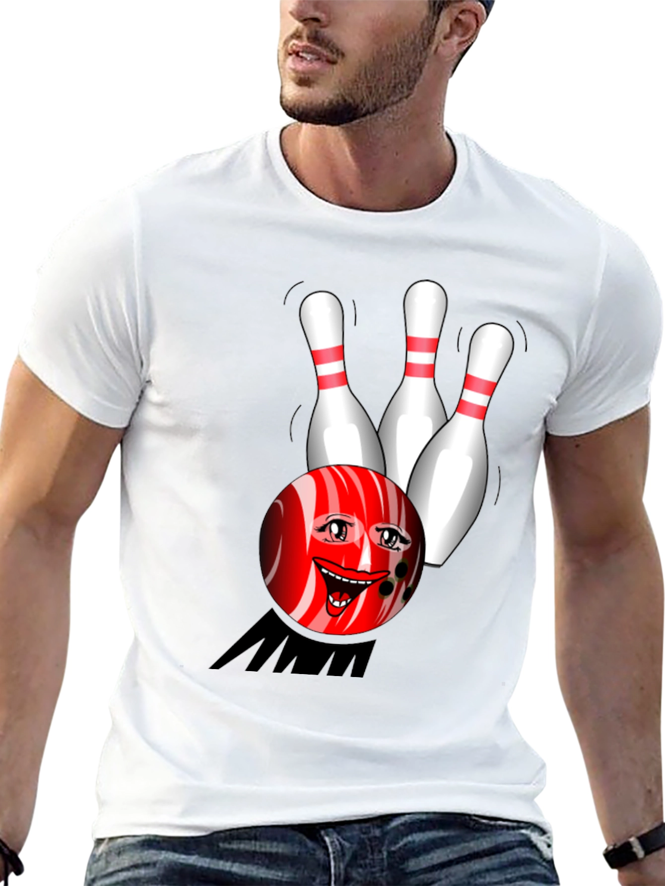 Bowling Pin T-Shirt - Strike Up Some Fun!