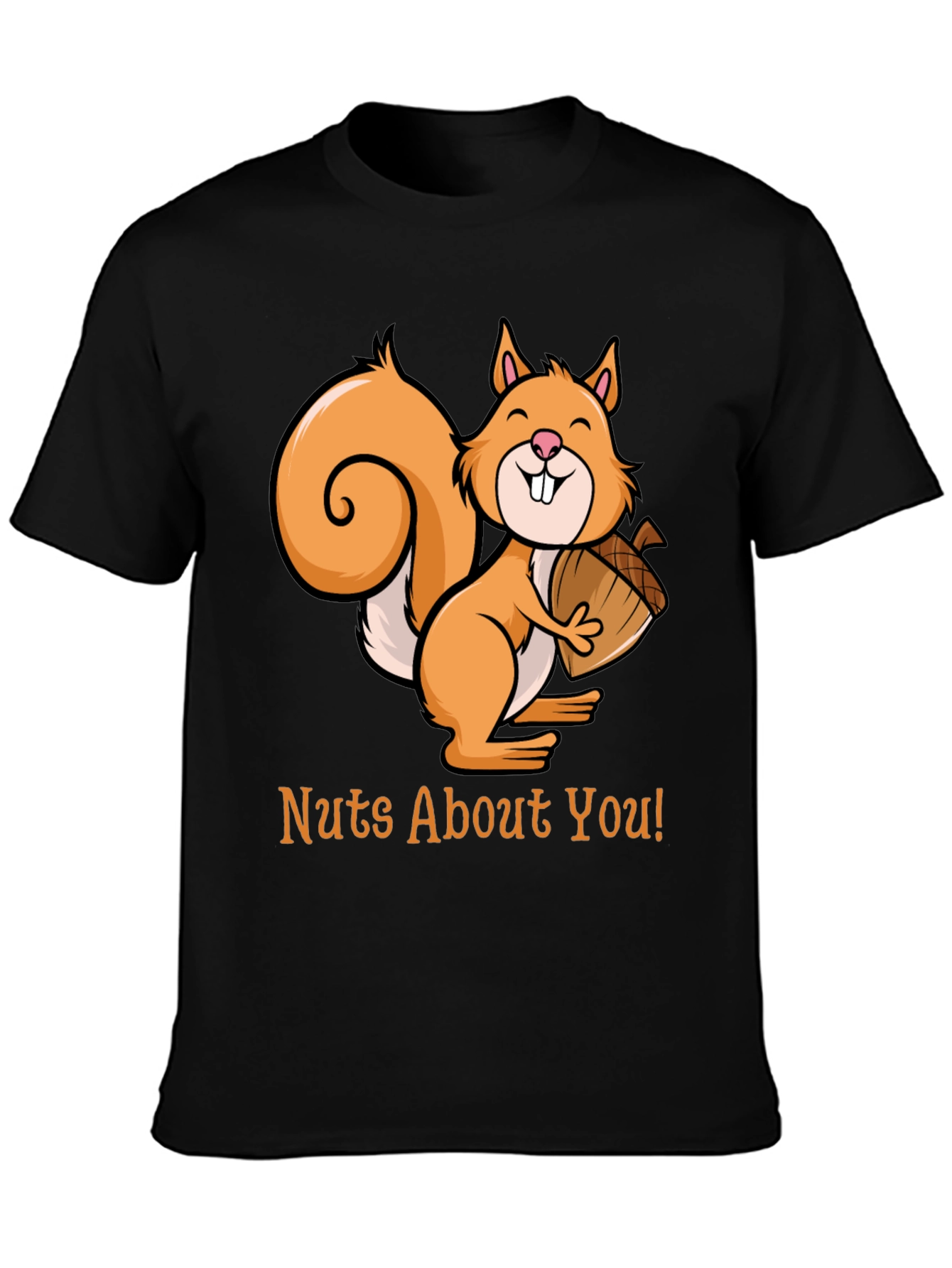Nuts About You Squirrel Graphic Tee