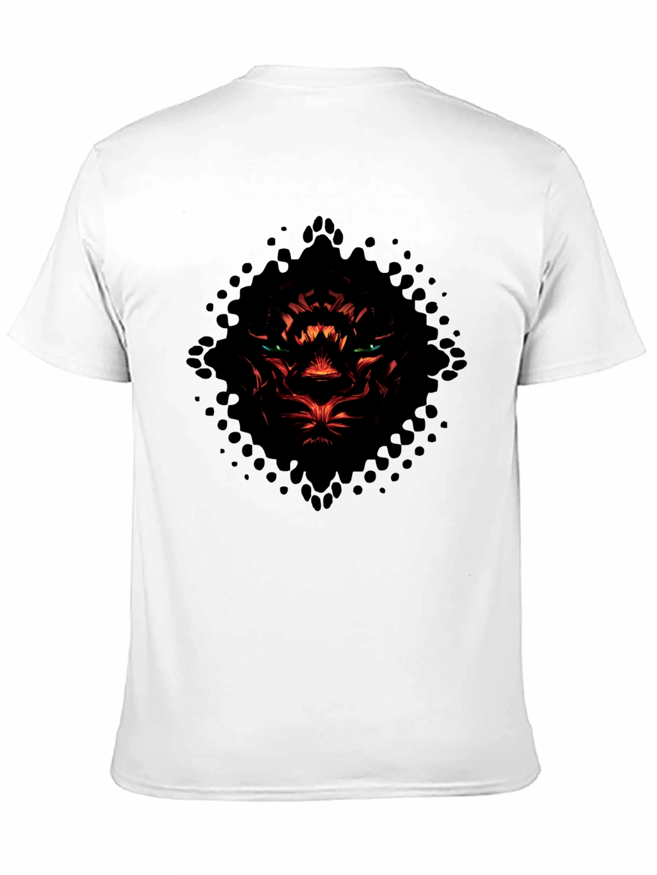 Mens Black Tiger Graphic T-Shirt