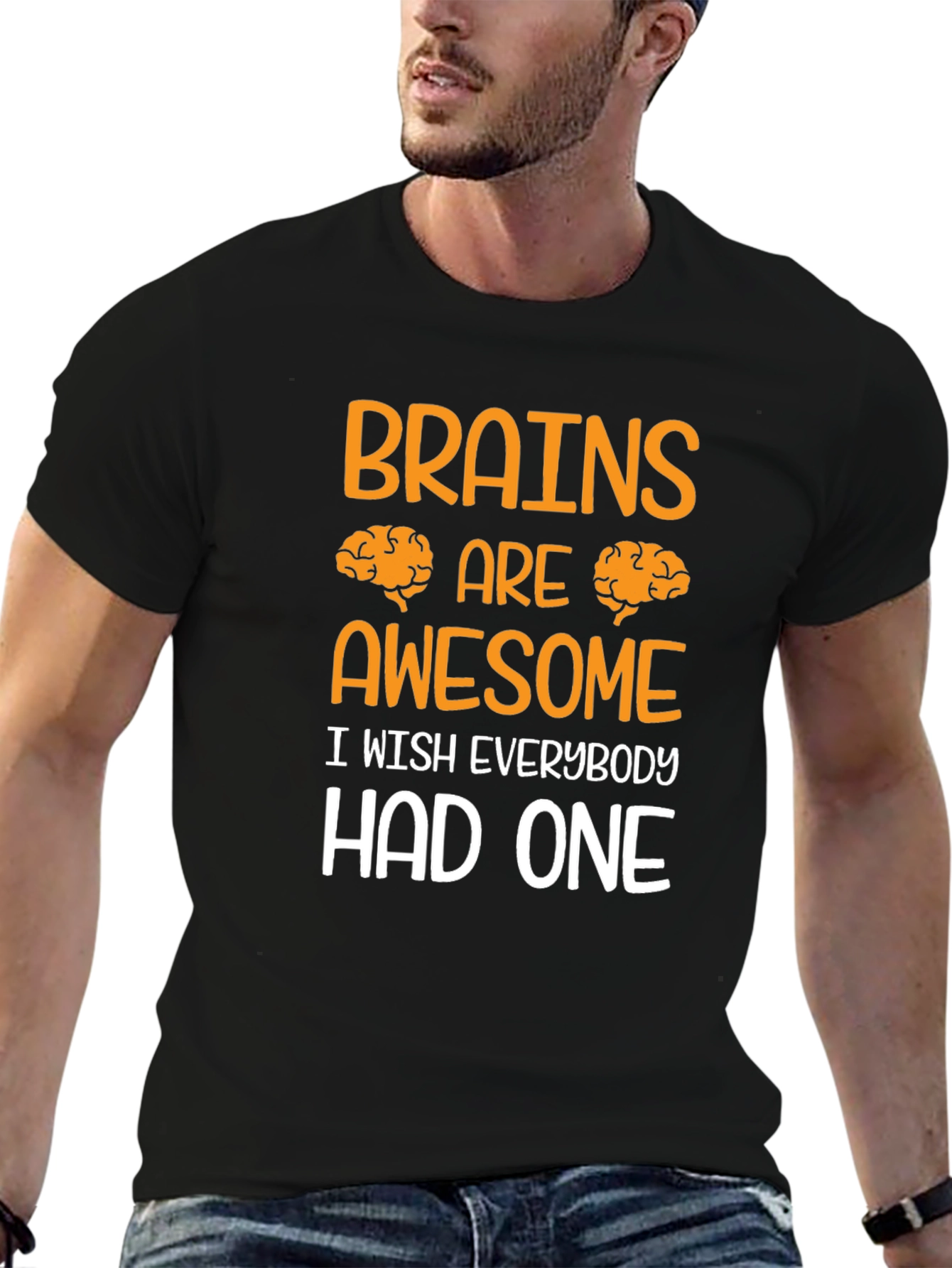 Brains are Awesome T-Shirt - Funny Graphic Tee