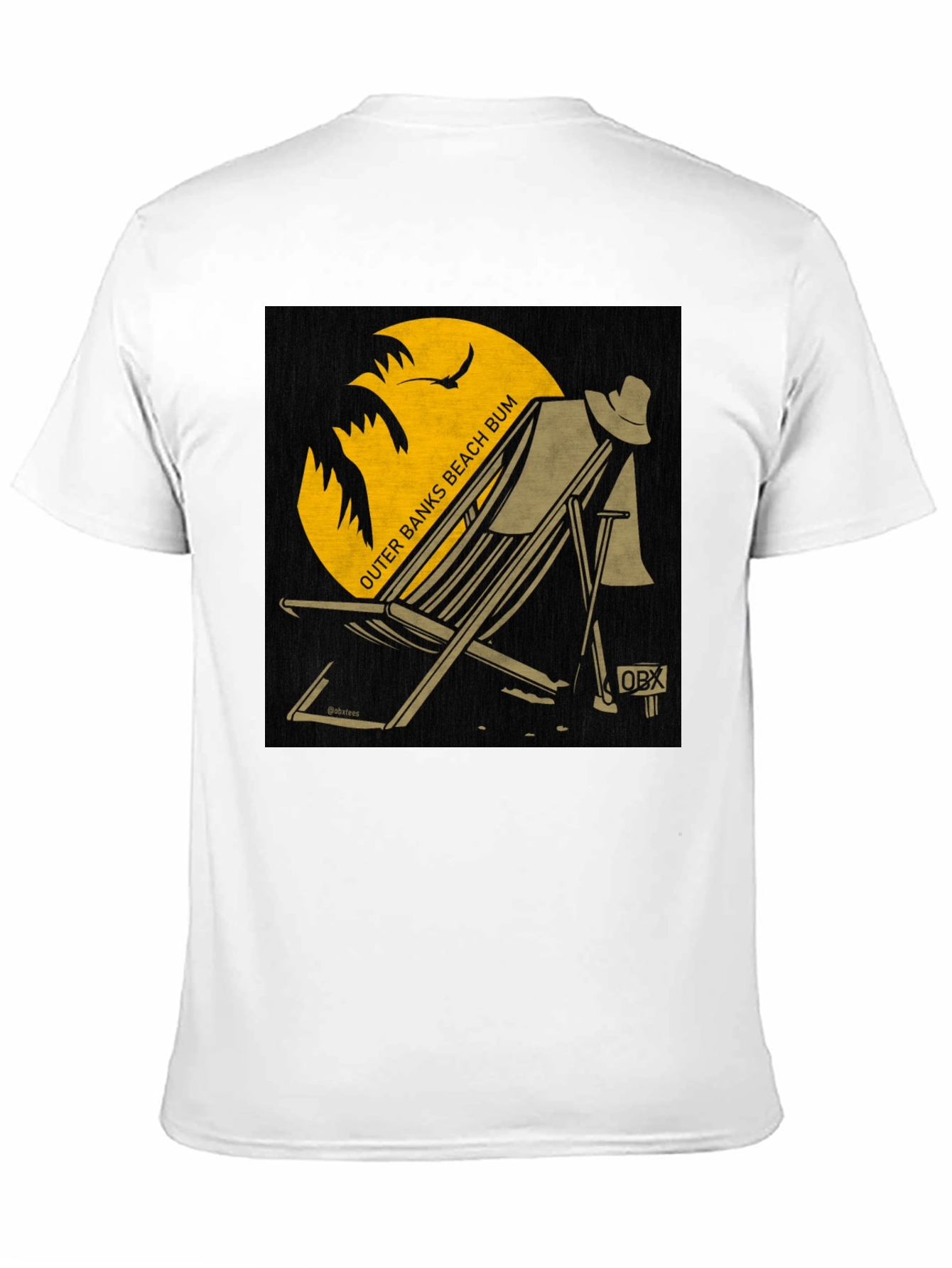 Outer Banks Beach Bum T-Shirt - Black