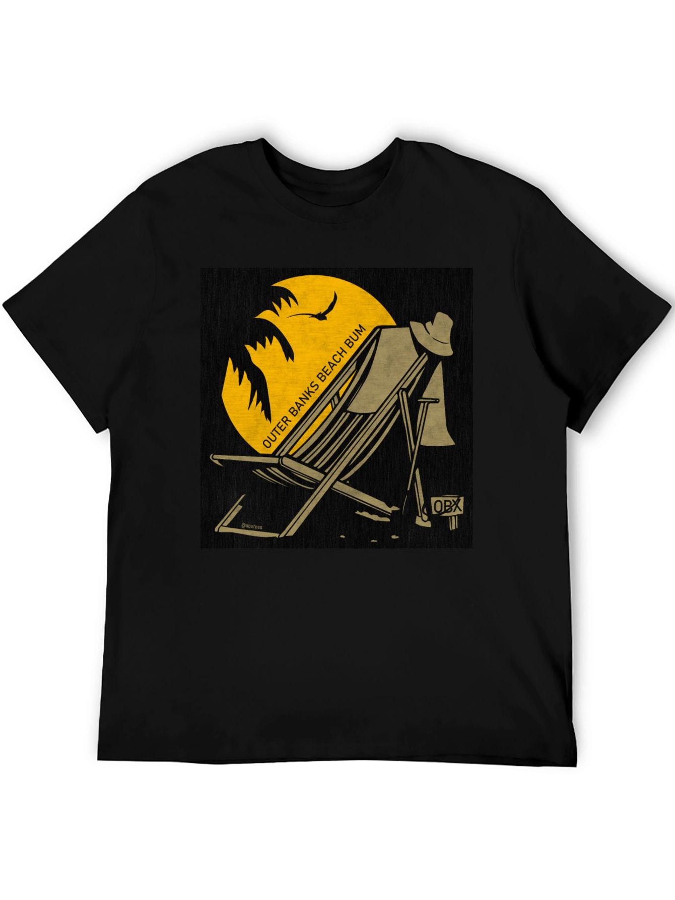 Outer Banks Beach Bum T-Shirt - Black