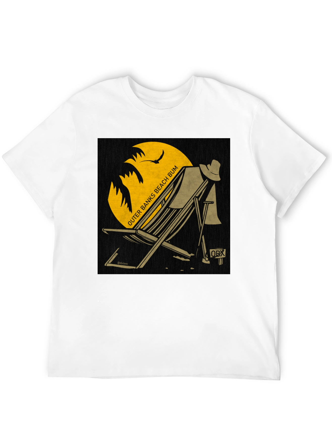 Outer Banks Beach Bum T-Shirt - Black