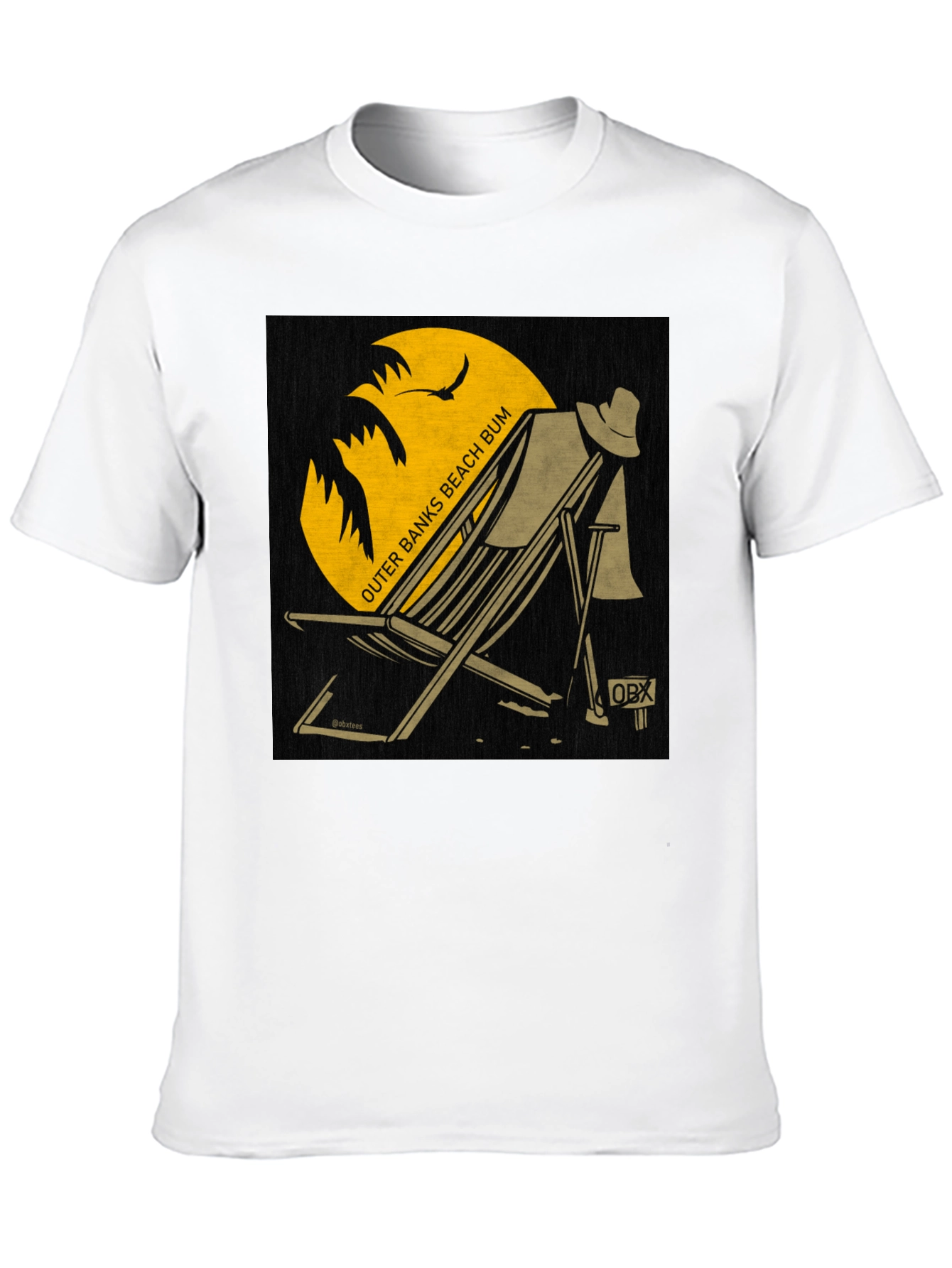 Outer Banks Beach Bum T-Shirt - Black