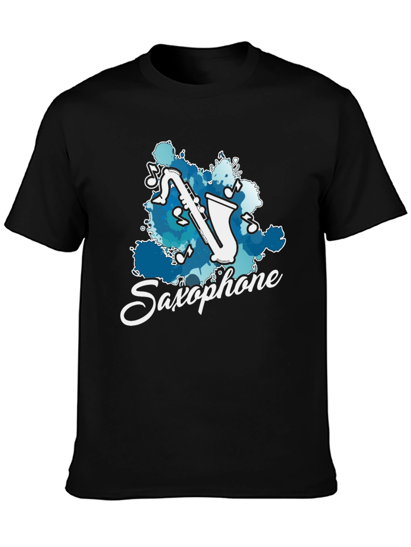 Saxophone Graphic T-Shirt - Musician Tee