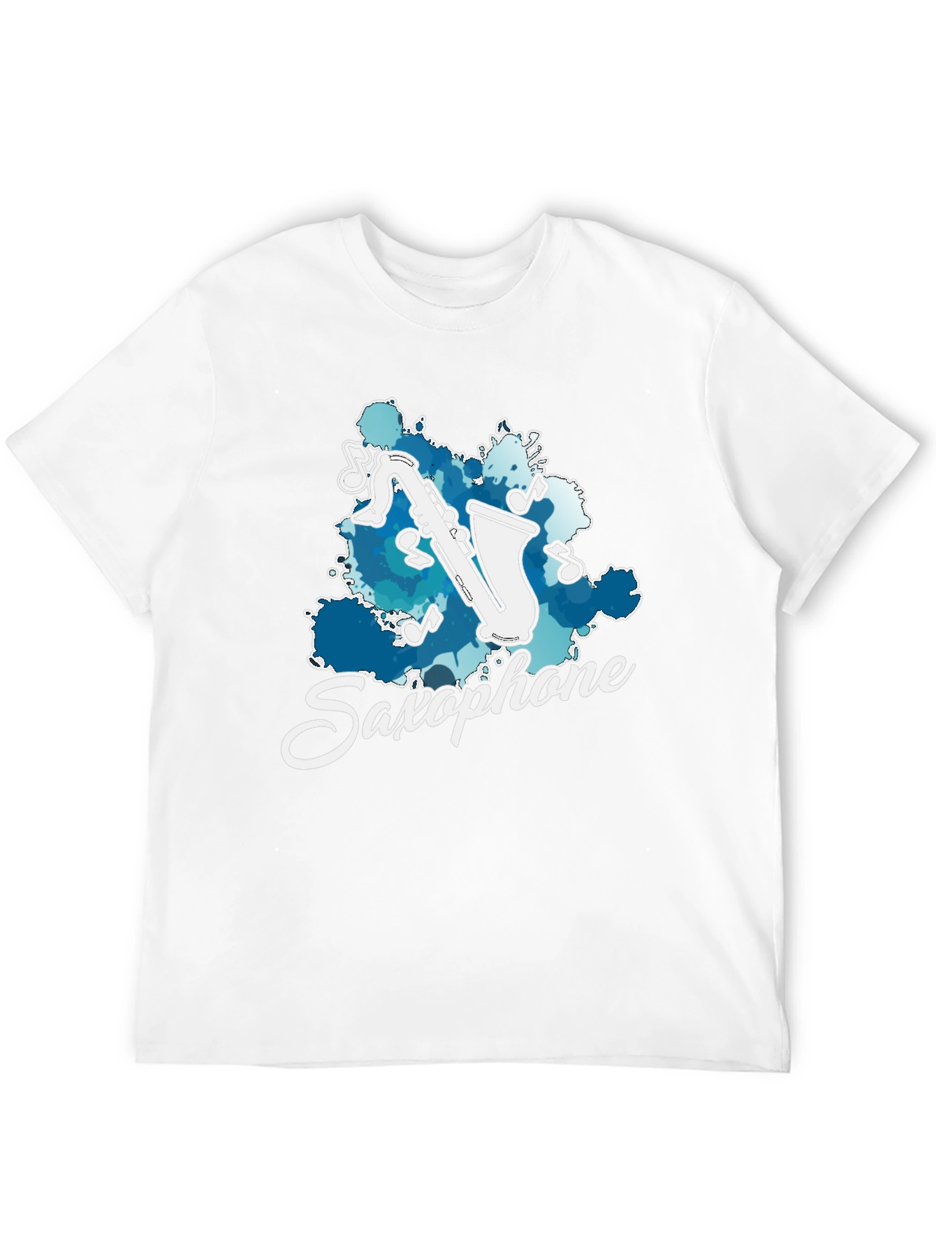 Saxophone Graphic T-Shirt - Musician Tee