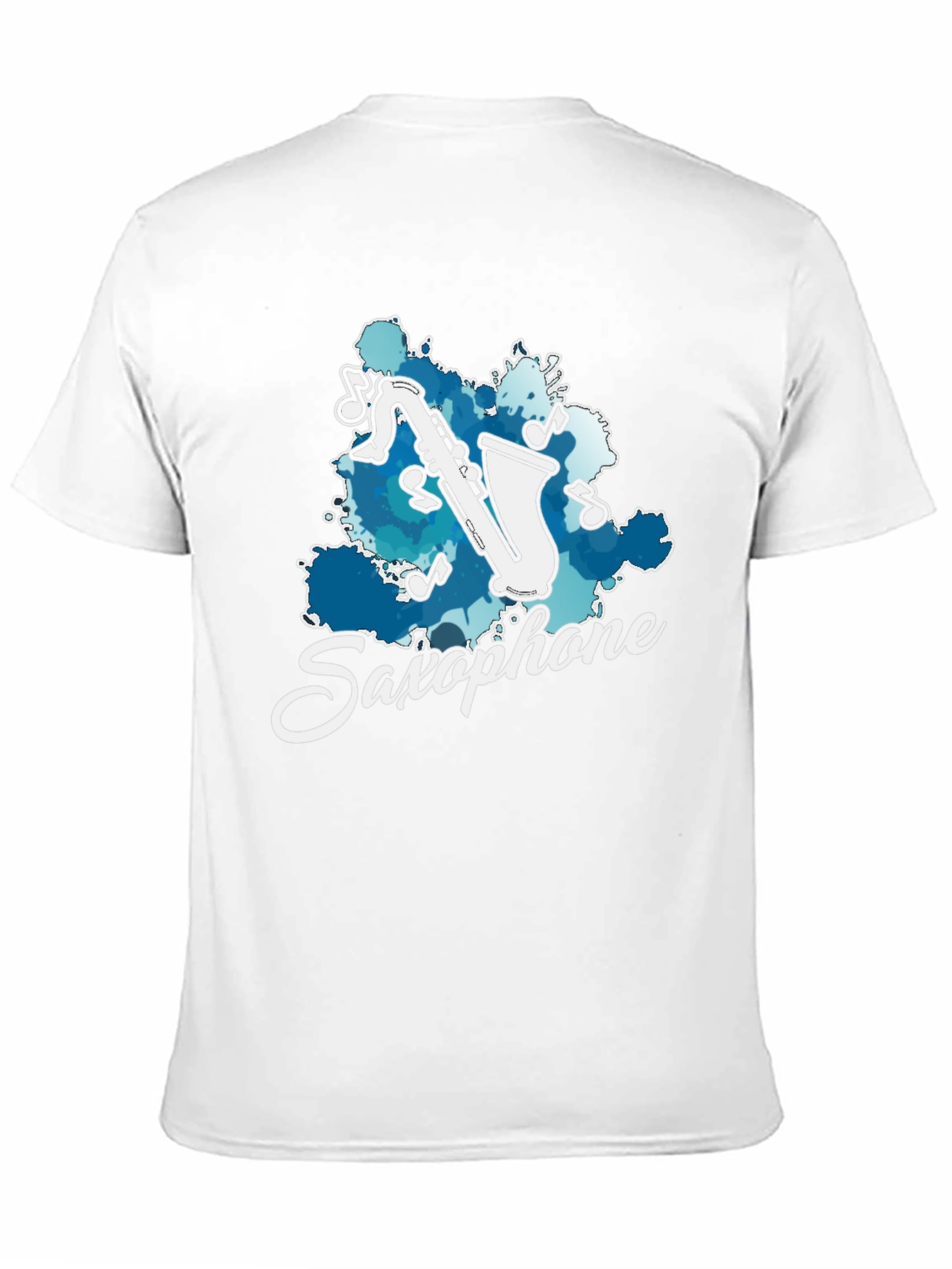 Saxophone Graphic T-Shirt - Musician Tee
