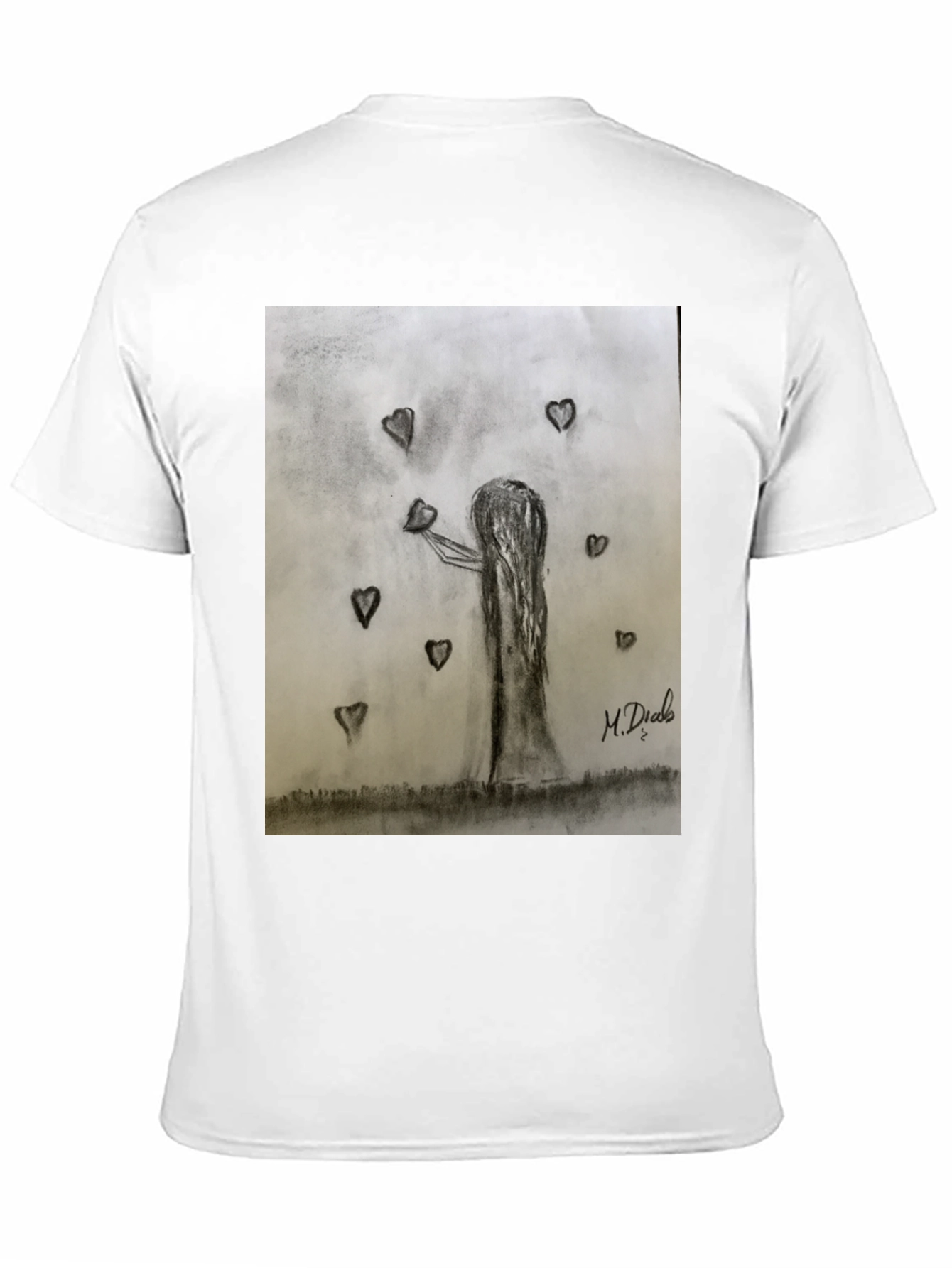 Heart Tree Graphic Tee - Unisex Black T-Shirt