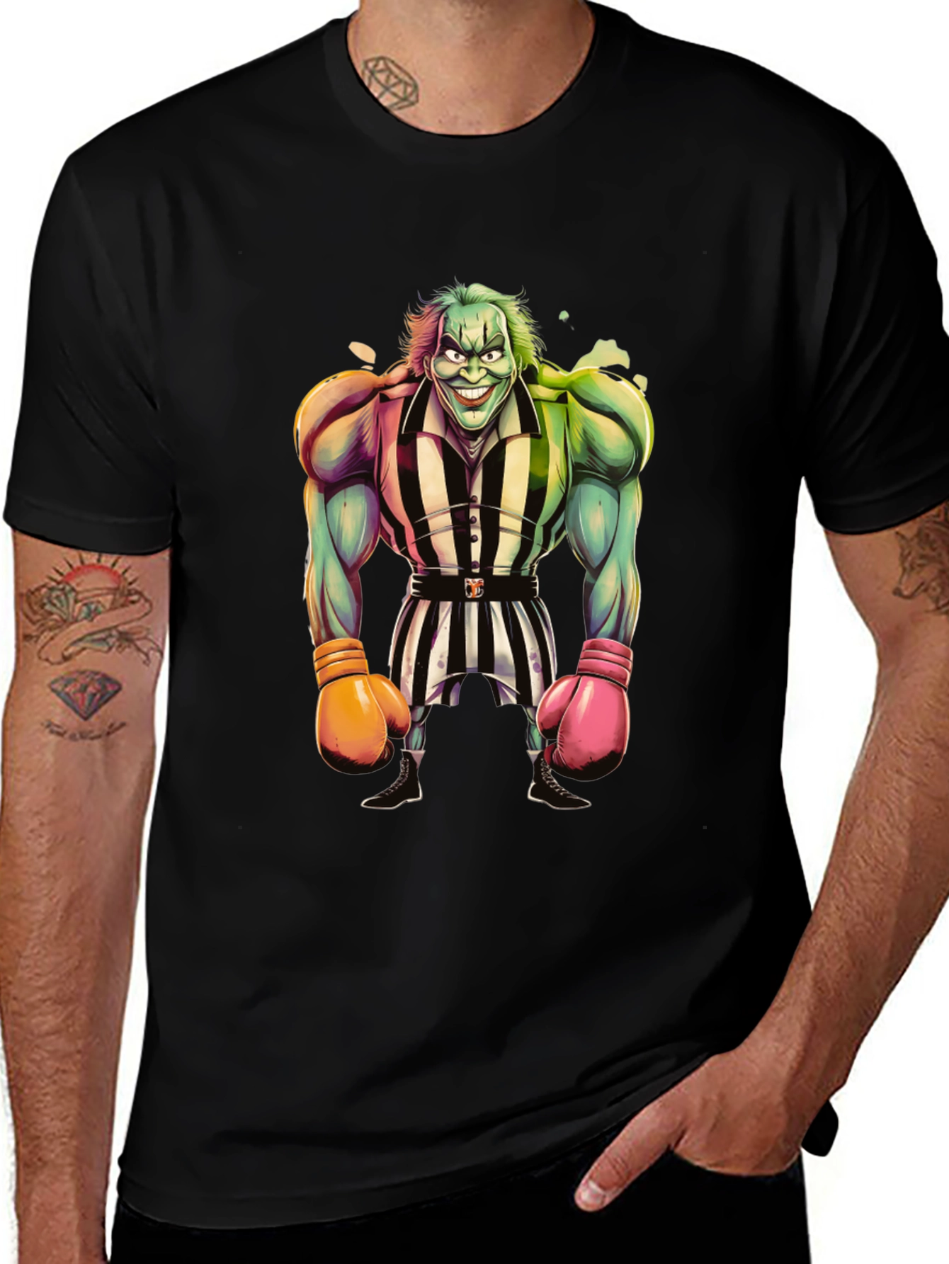 Cartoon Boxer T-Shirt