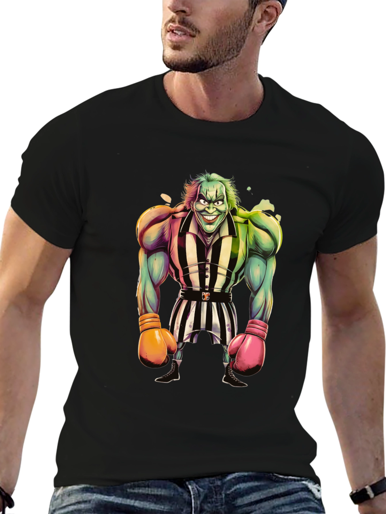 Cartoon Boxer T-Shirt