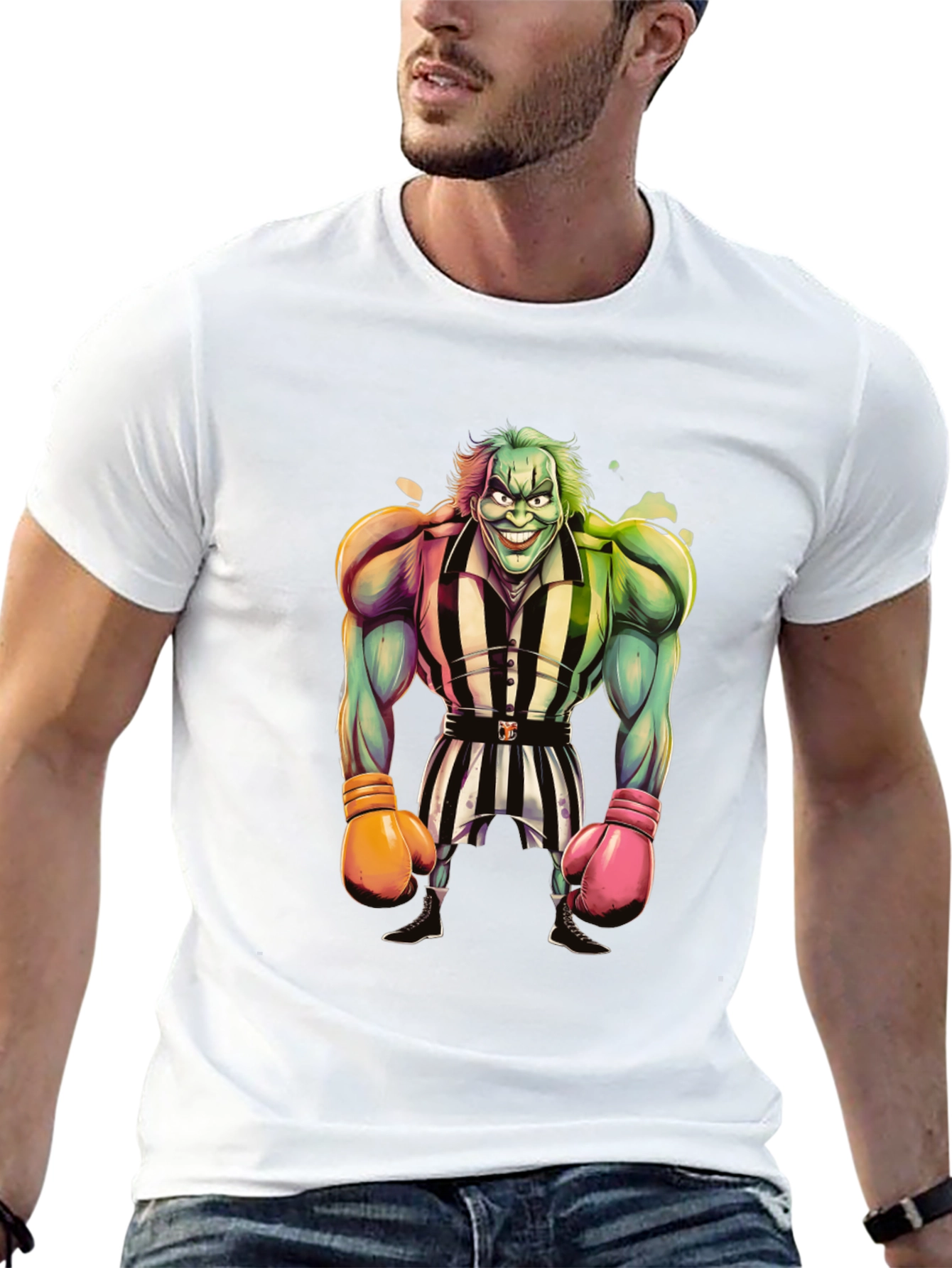 Cartoon Boxer T-Shirt