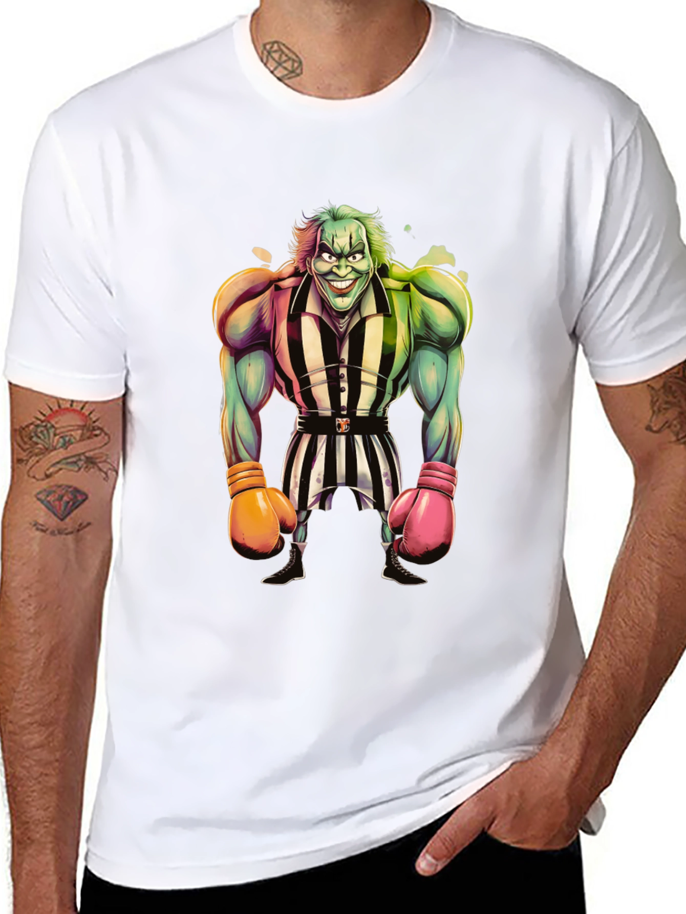 Cartoon Boxer T-Shirt