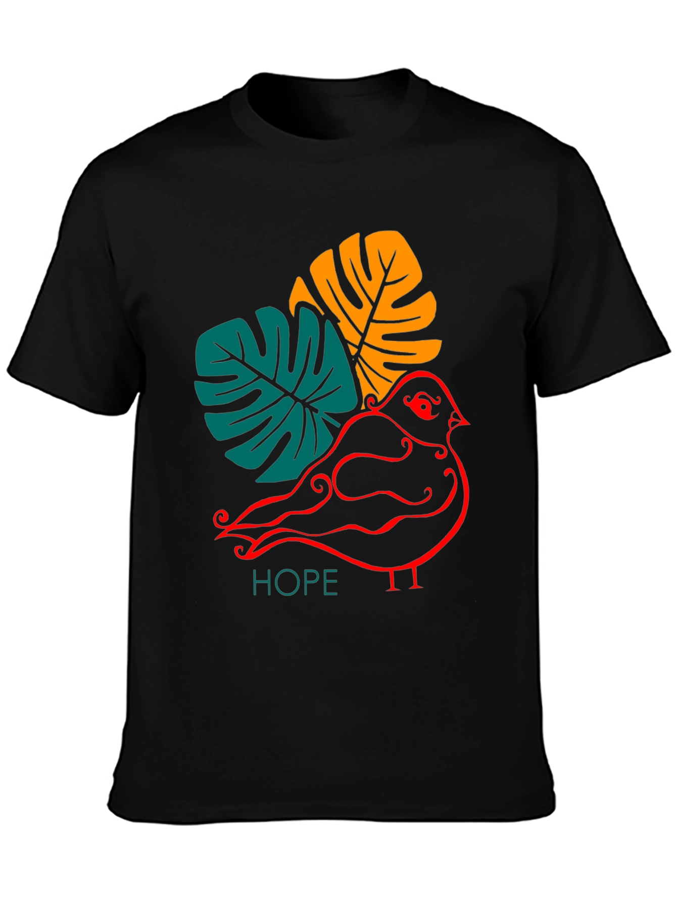 Hopeful Bird Graphic Tee - Stylish and Unique