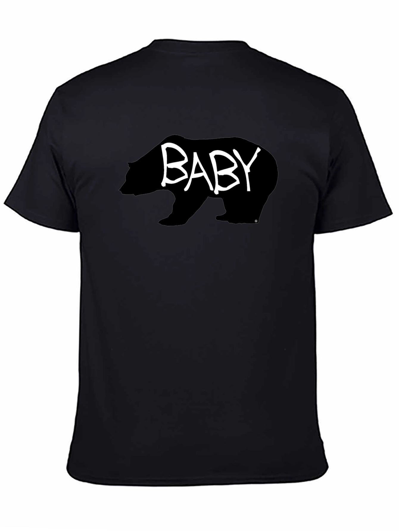 Baby Bear Graphic T-Shirt - Black