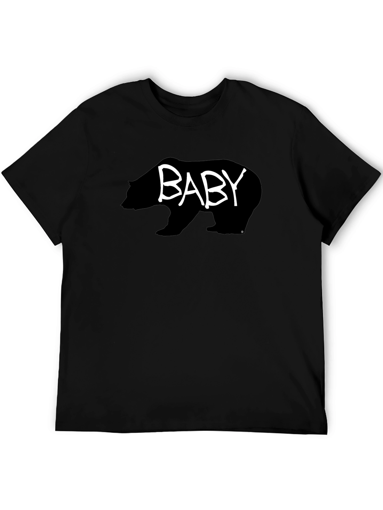 Baby Bear Graphic T-Shirt - Black