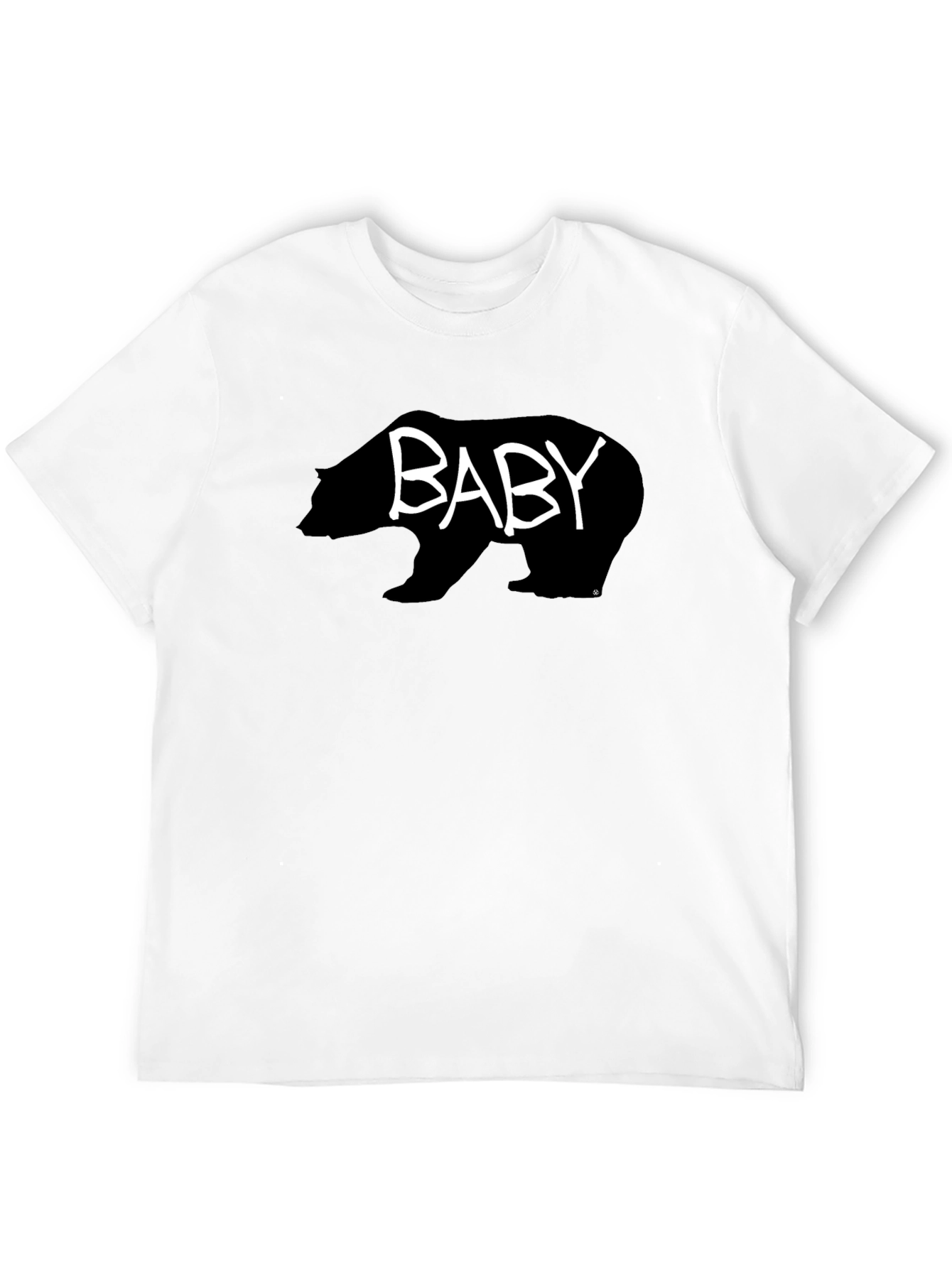 Baby Bear Graphic T-Shirt - Black