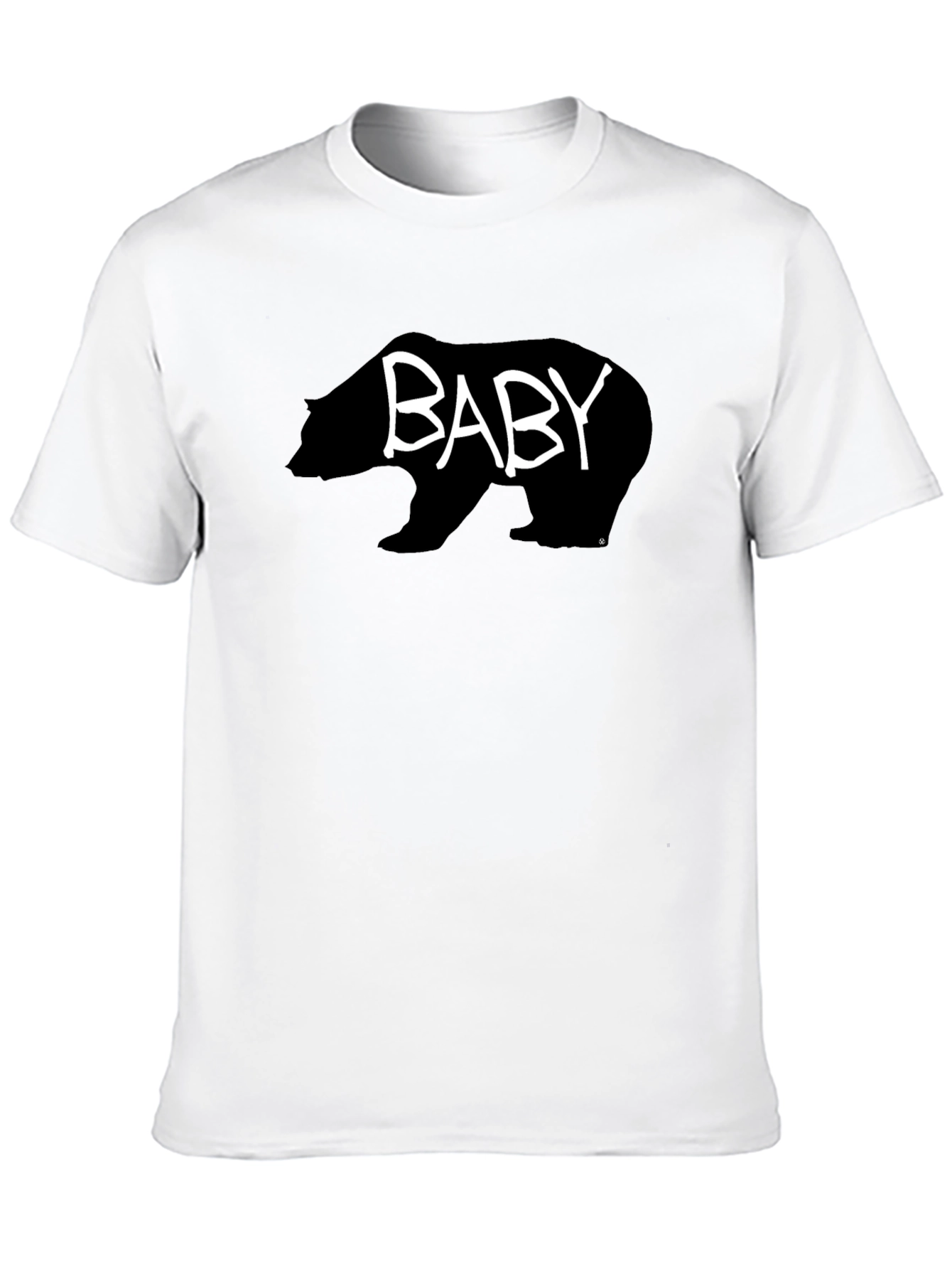 Baby Bear Graphic T-Shirt - Black